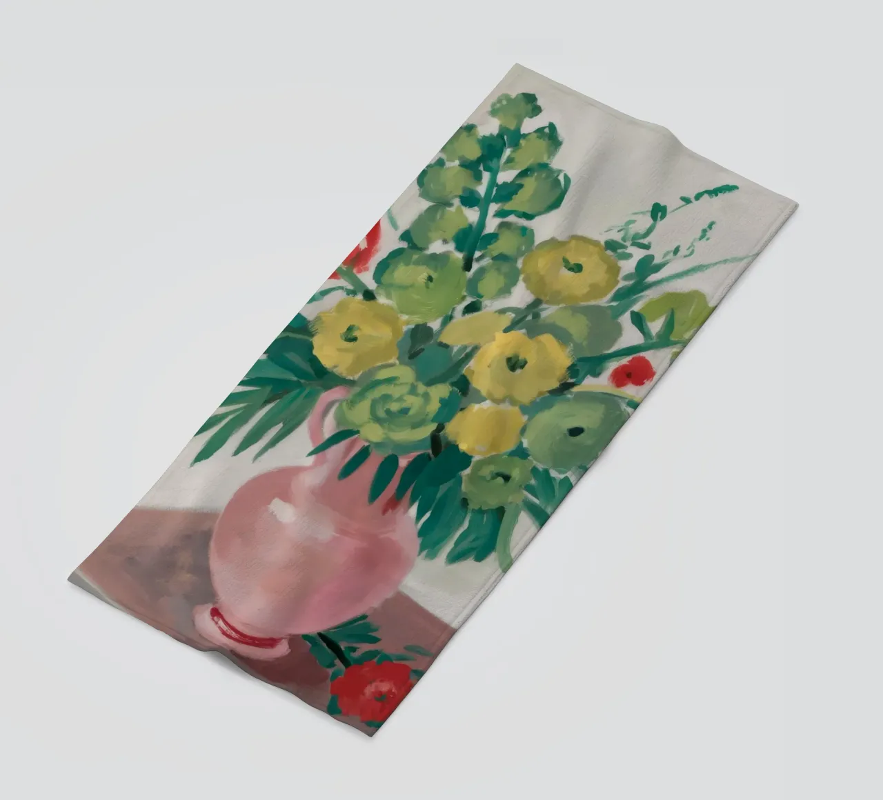 Fiori di melo in vaso rosa telo mare da Stone Decade