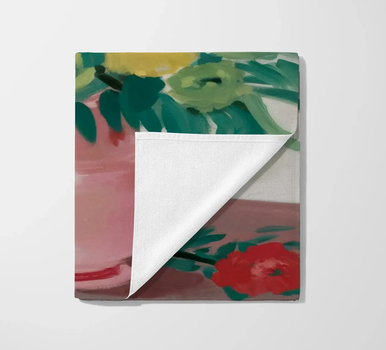 Fiori di melo in vaso rosa telo mare da Stone Decade