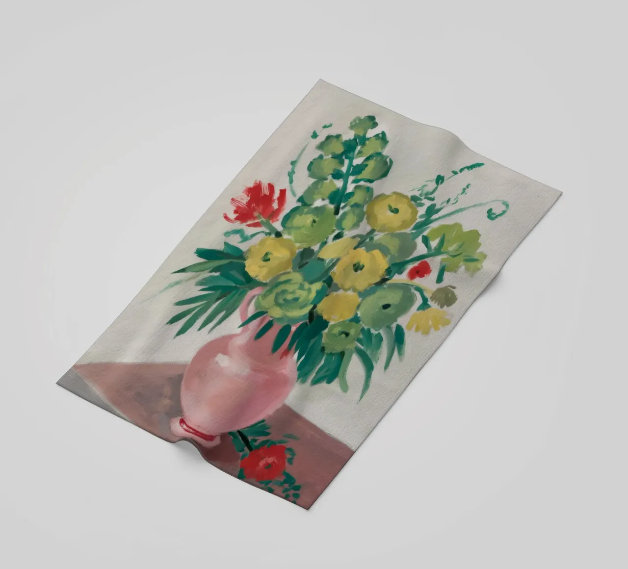 Fiori di melo in vaso rosa telo mare da Stone Decade