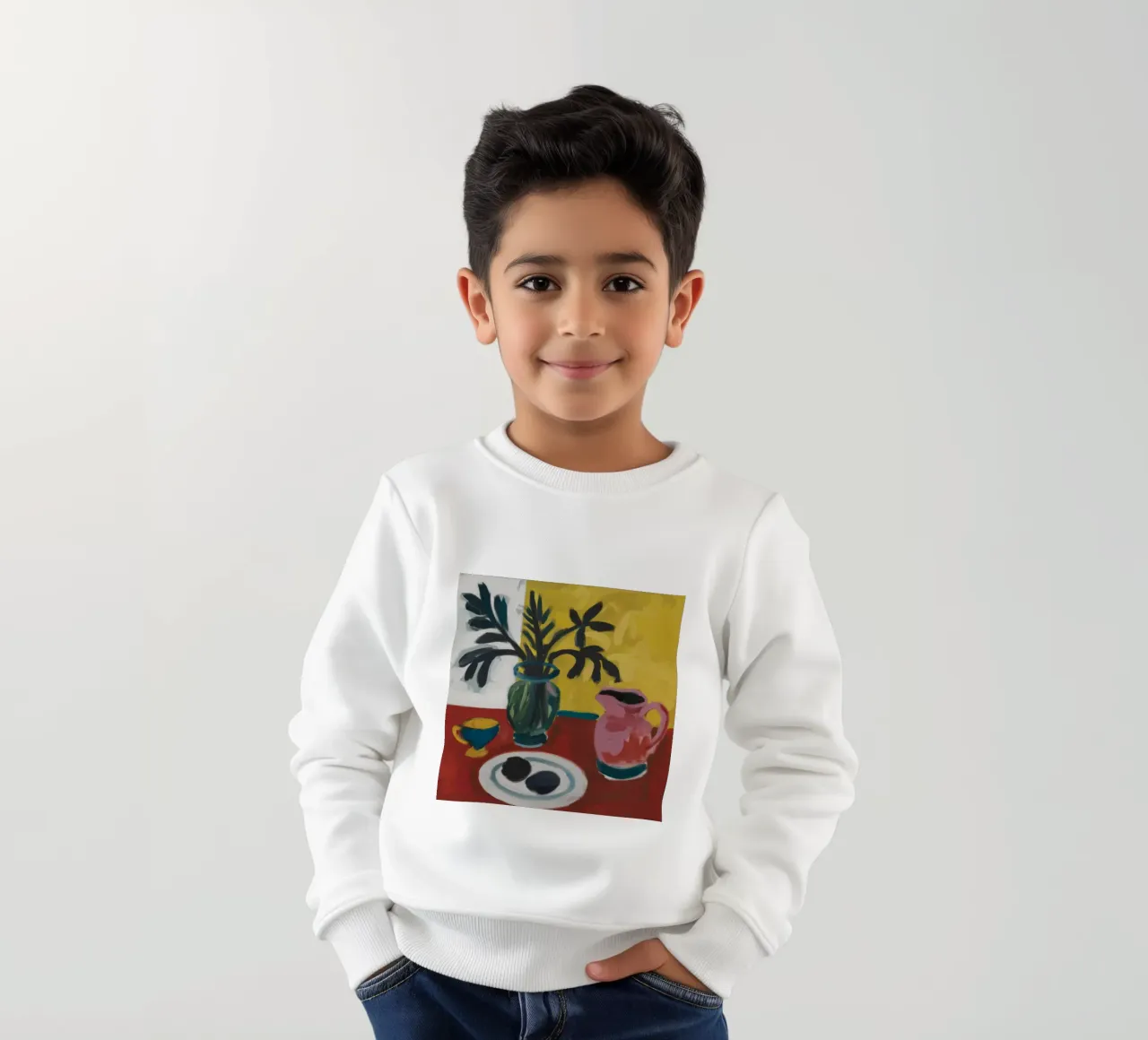 Brocca rossa Limone felpa bambino da Stone Decade