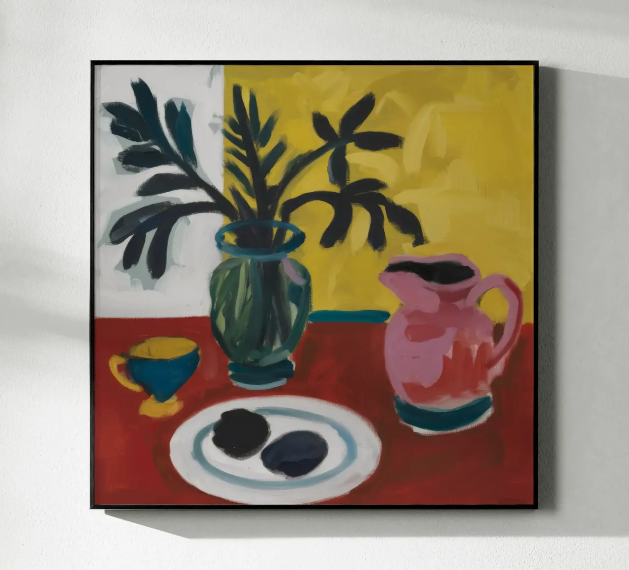 Roter Krug Zitrone Acryl-Glas von Stone Decade