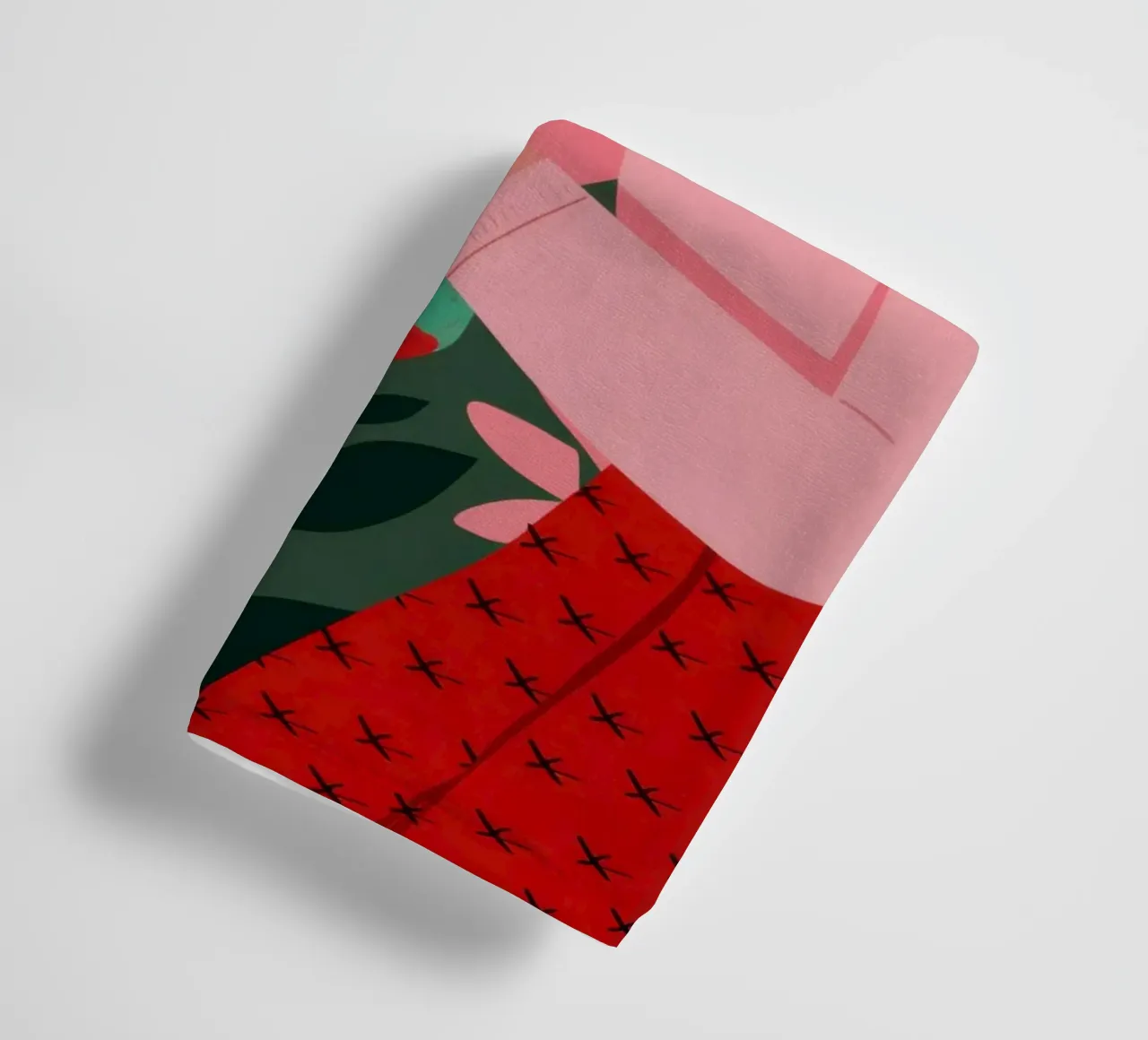 Omhelzing van tulp badhanddoek van Sentinel Glow