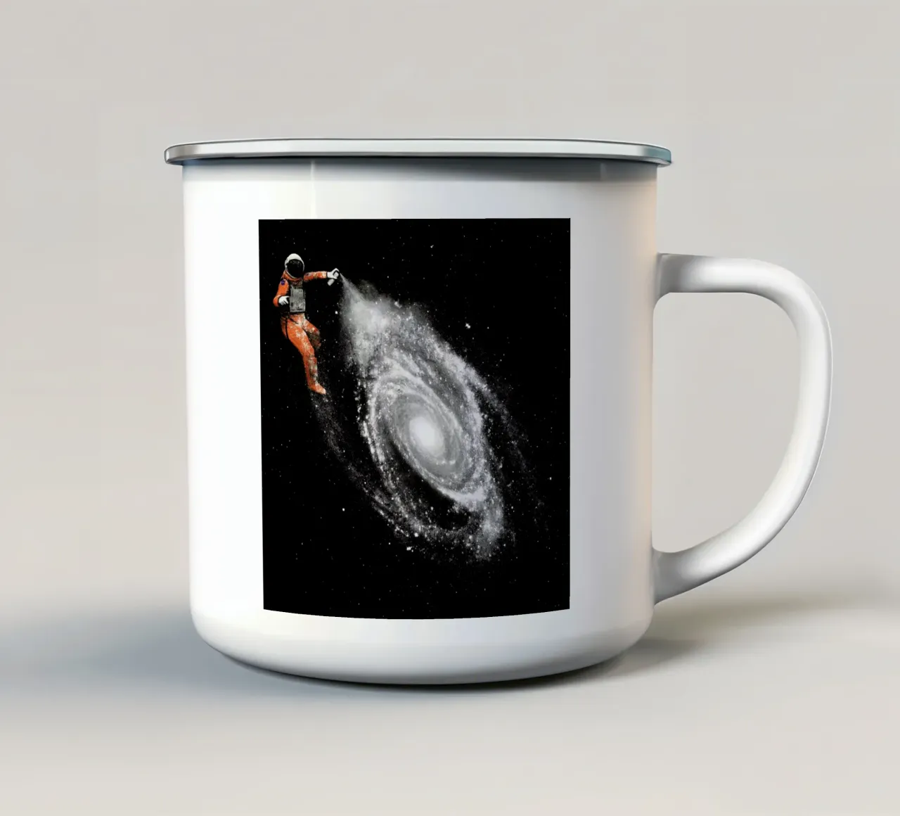 Space Art tazza in smalto da Florent Bodart