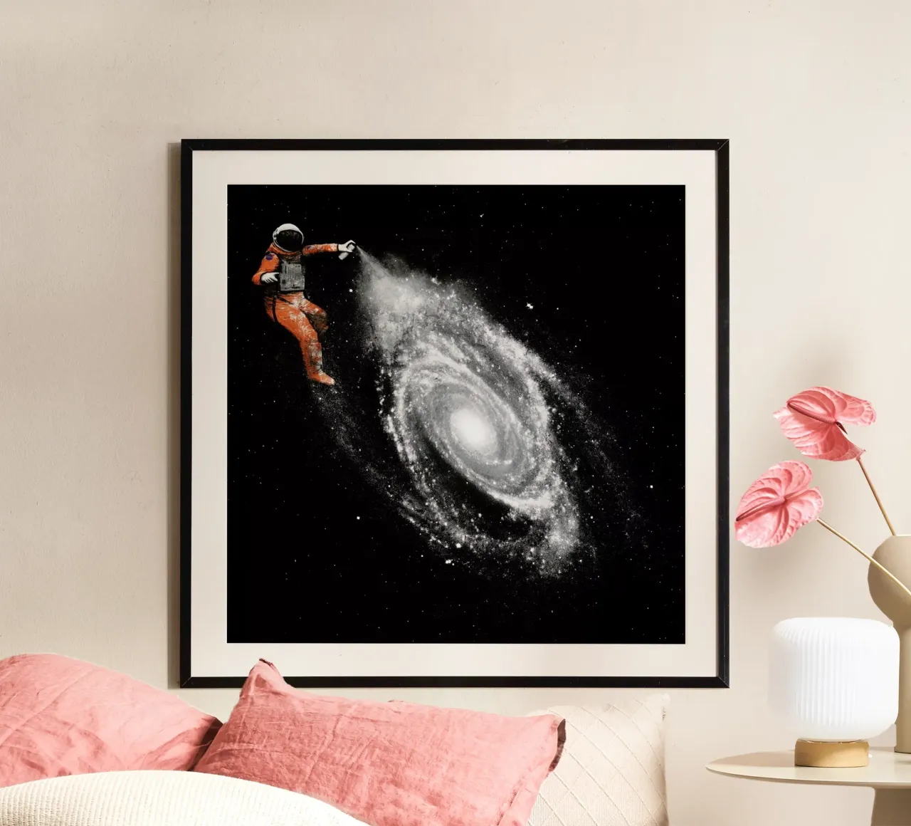 Space Art poster con telaio in alluminio da Florent Bodart
