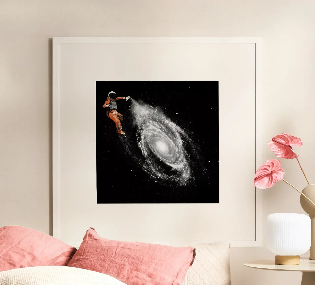 Space Art poster con telaio in alluminio da Florent Bodart