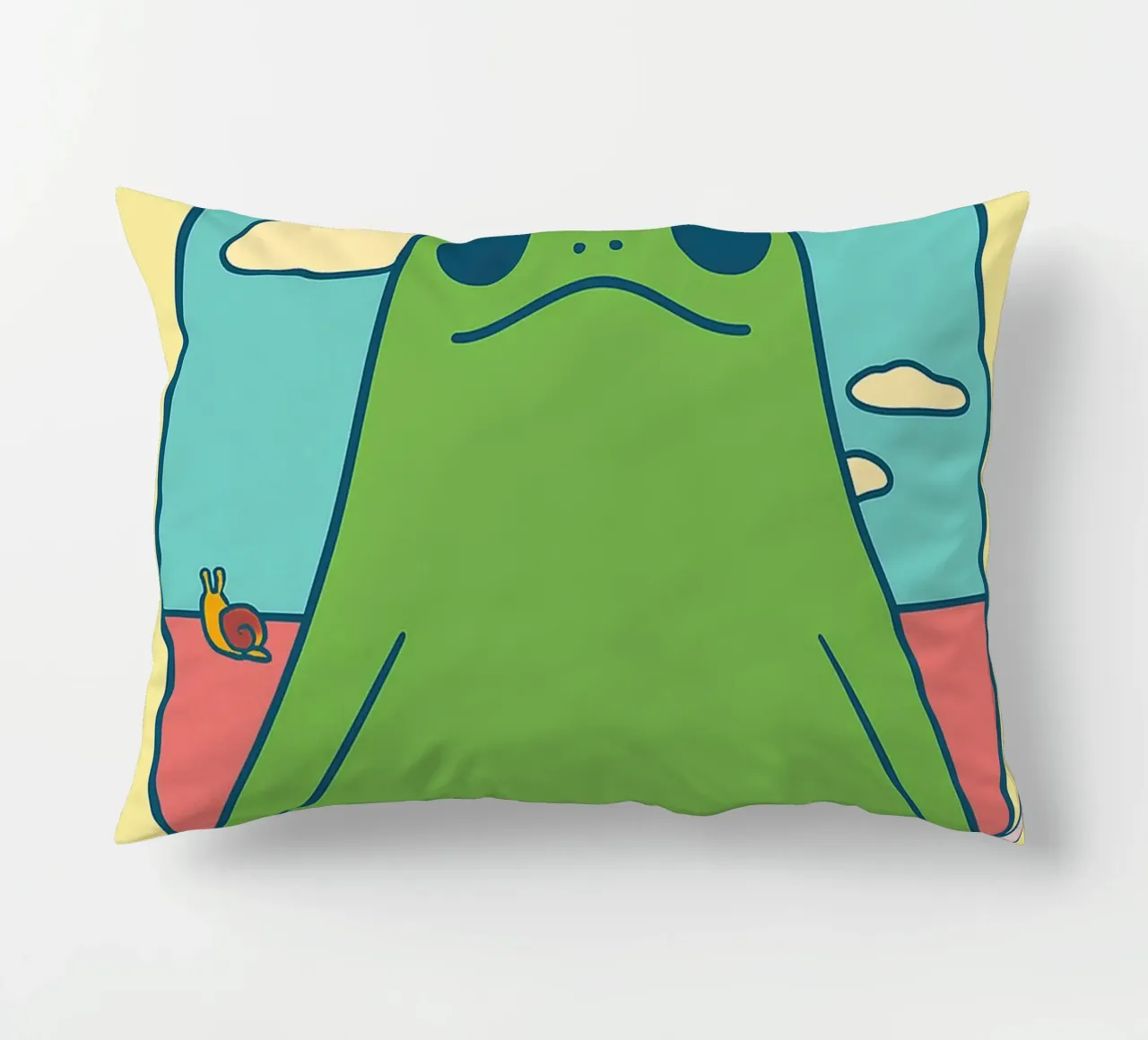 Funny Frog Sii gentile con te stesso, altrimenti cuscino da oneone
