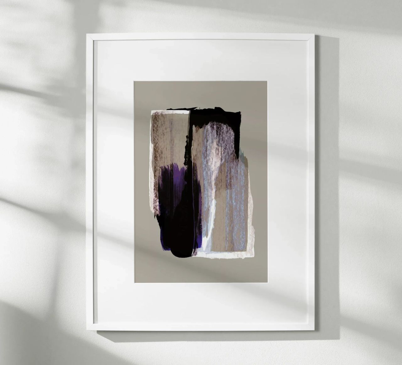 Abstract Brush Strokes 72Y poster by Mareike Böhmer