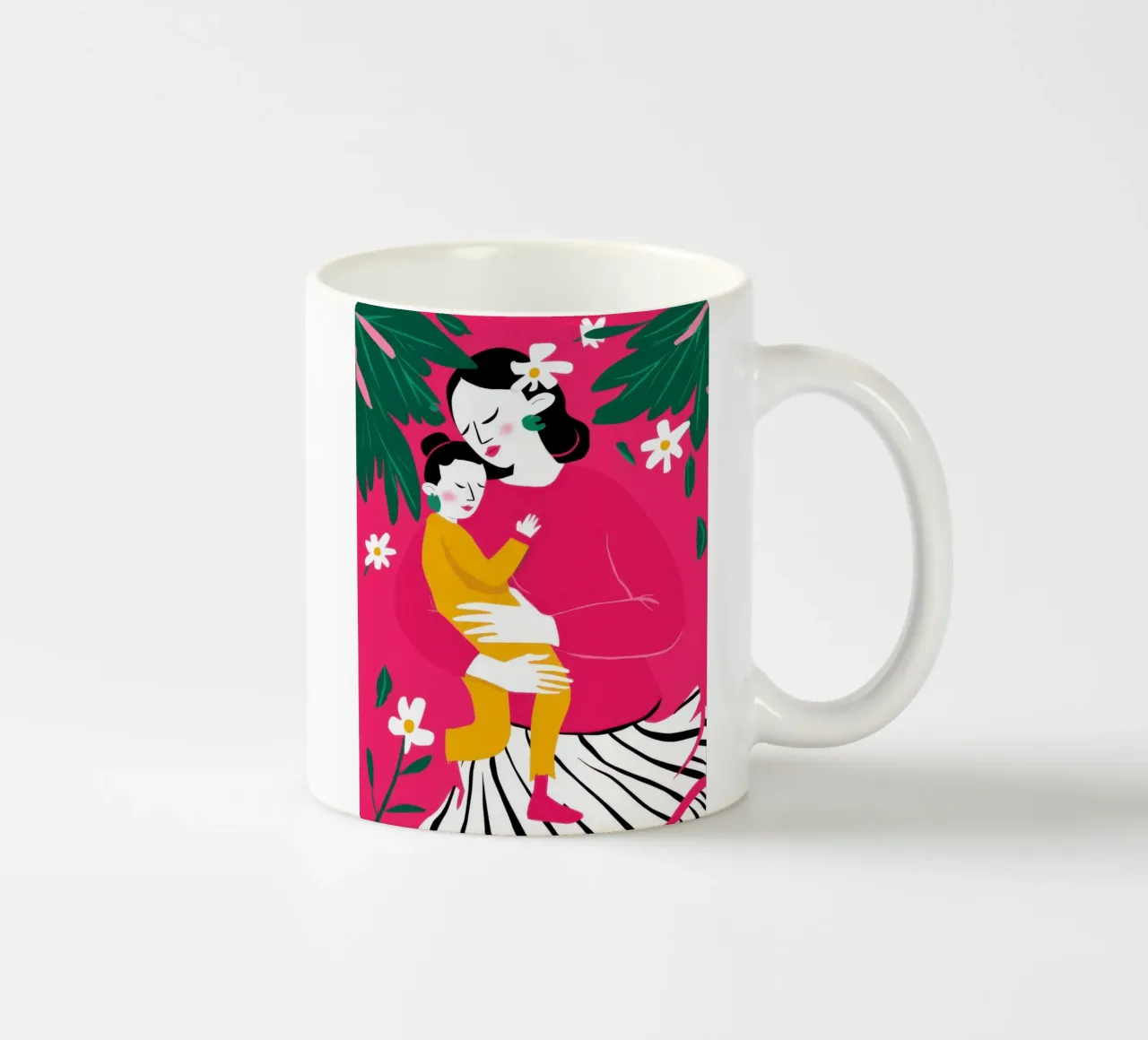 Abbraccio floreale tazza in ceramica da Marigold Tiga