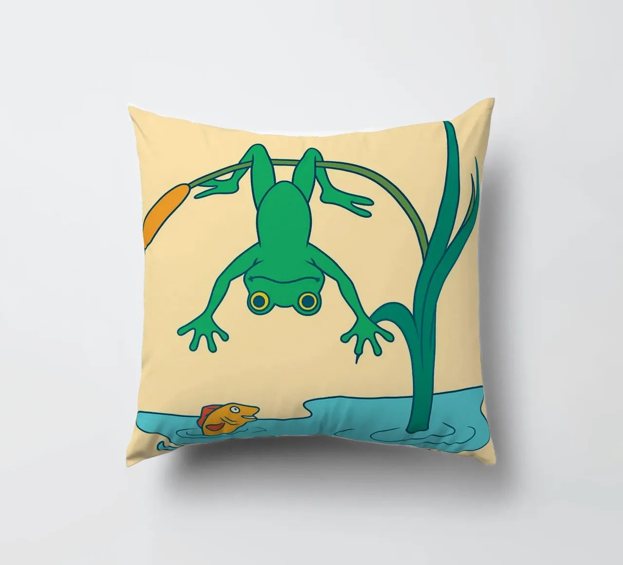 Funny Frog Tieni duro cuscino da oneone
