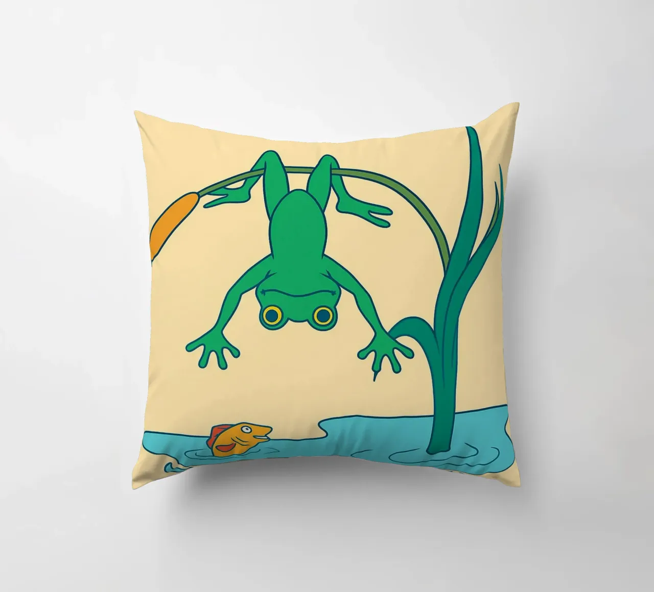 Funny Frog Tieni duro cuscino da oneone