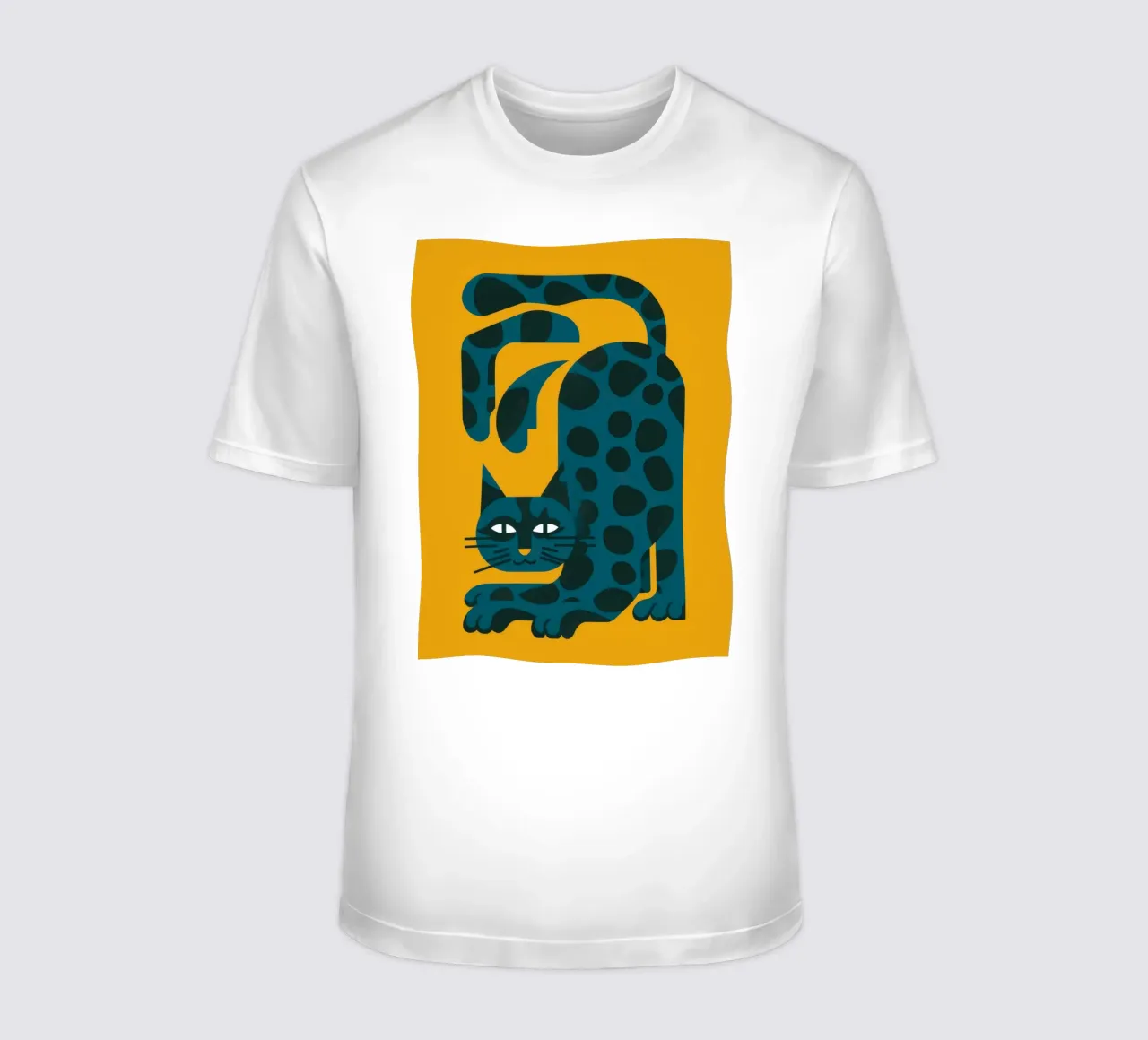 Salotto Leopardo Azzurro t-shirt da Stone Decade
