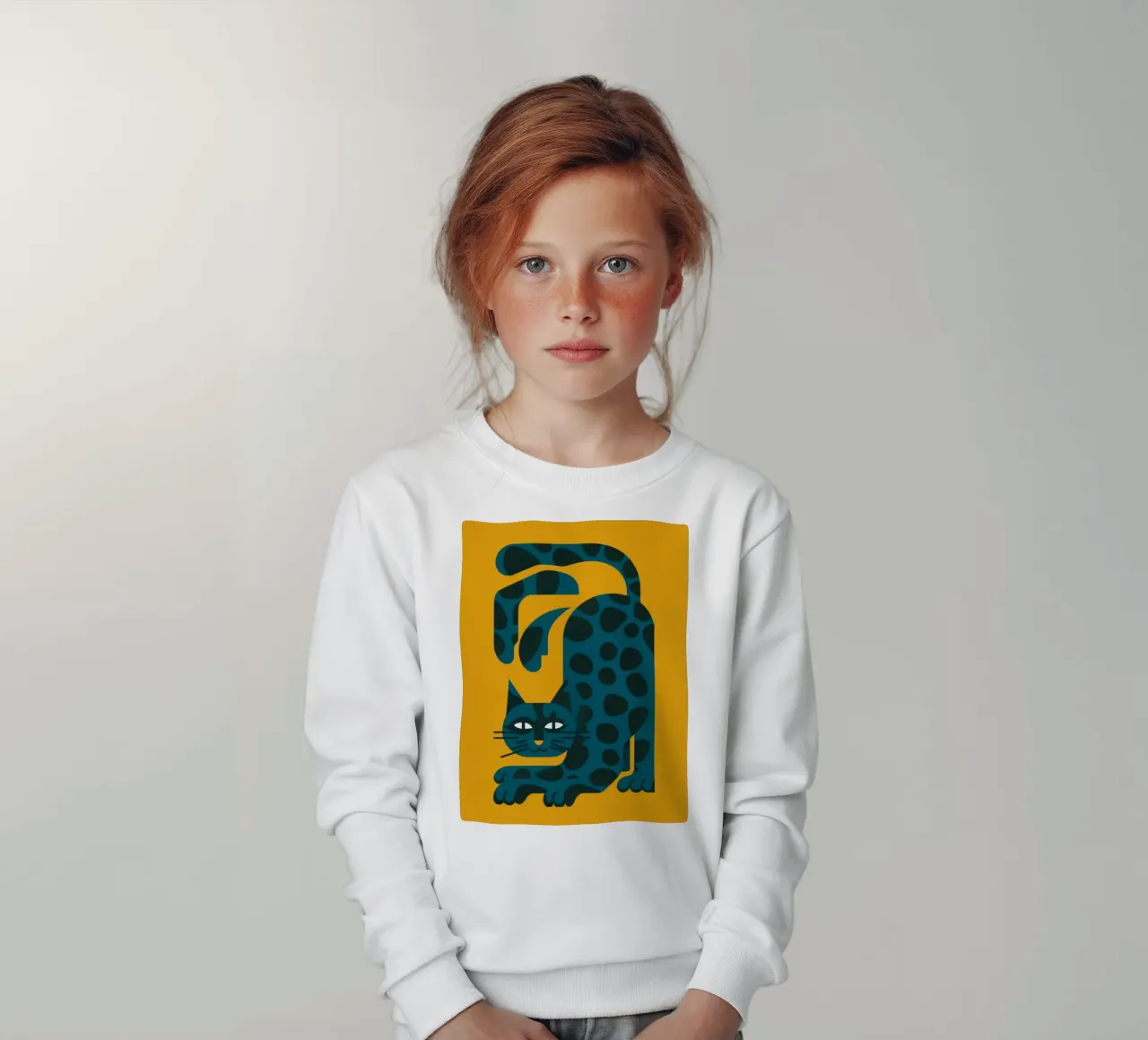 Salón Azure Leopard sudadera para niño de Stone Decade