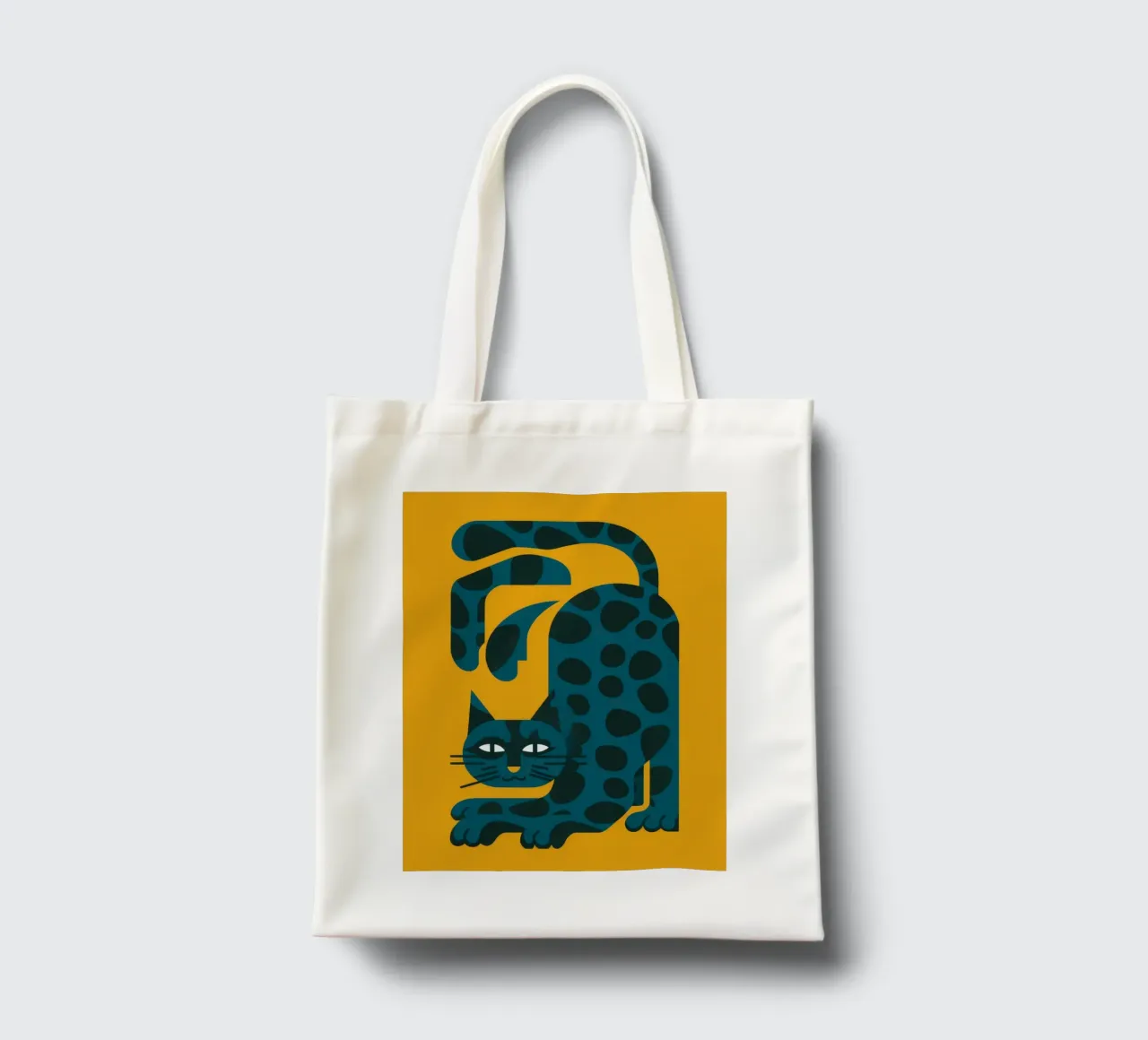 Azure Leopard Lounge tote bag by Stone Decade