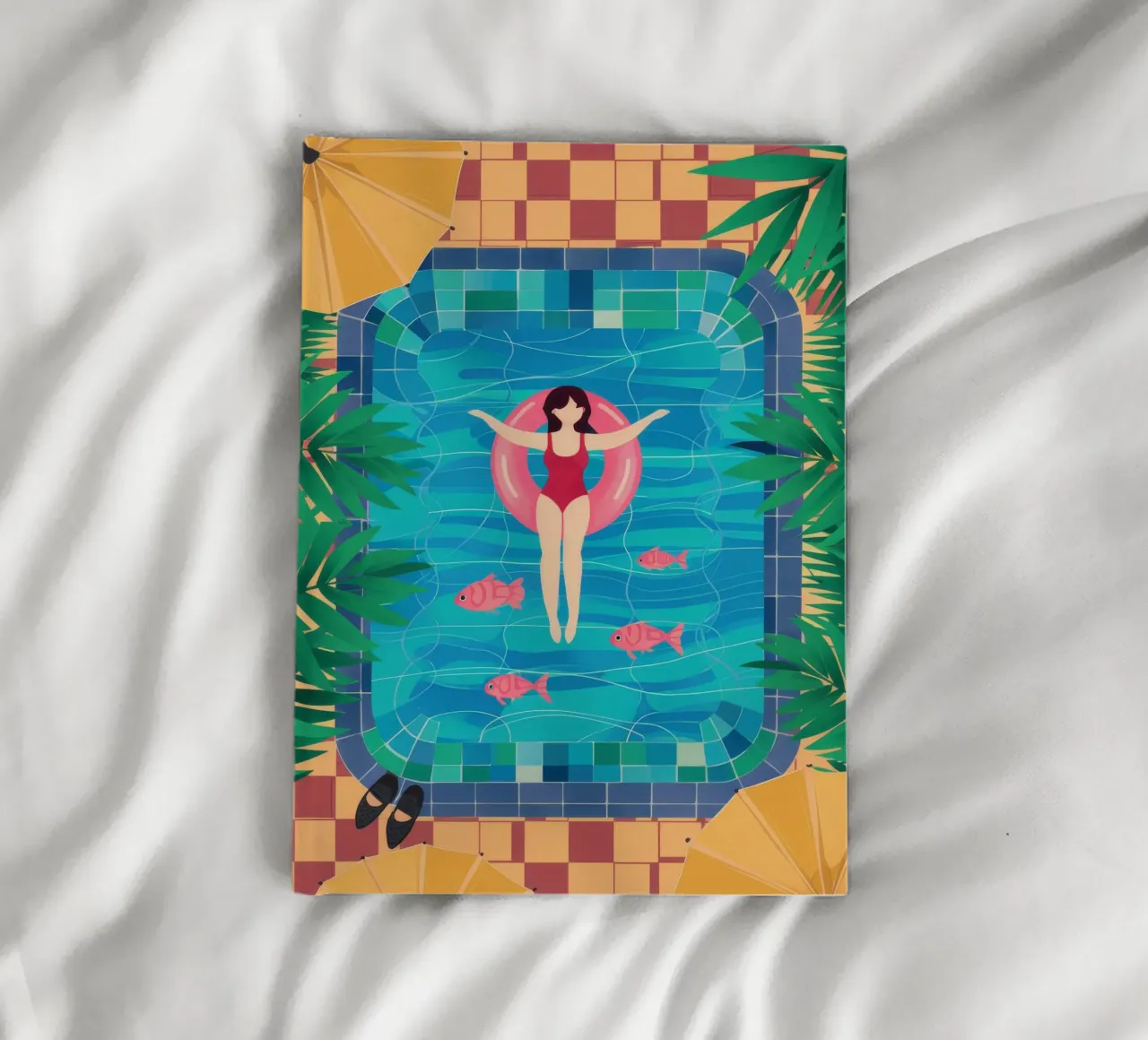 Pool Day Float notebook by Stone Decade