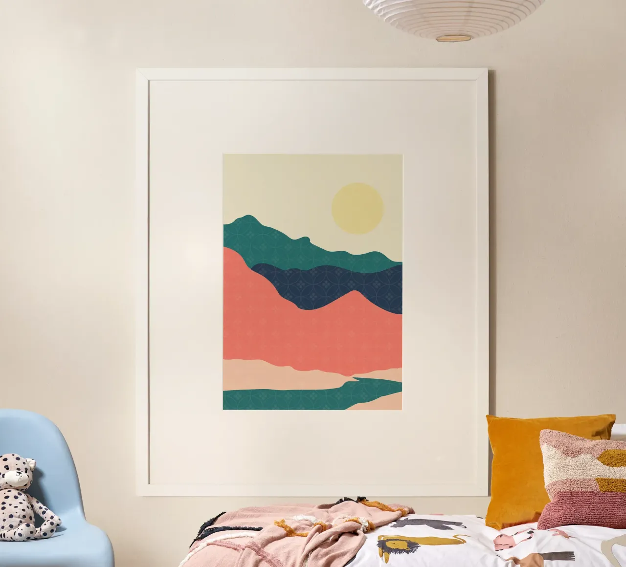 Valle Rosa poster da MountainMinimalist