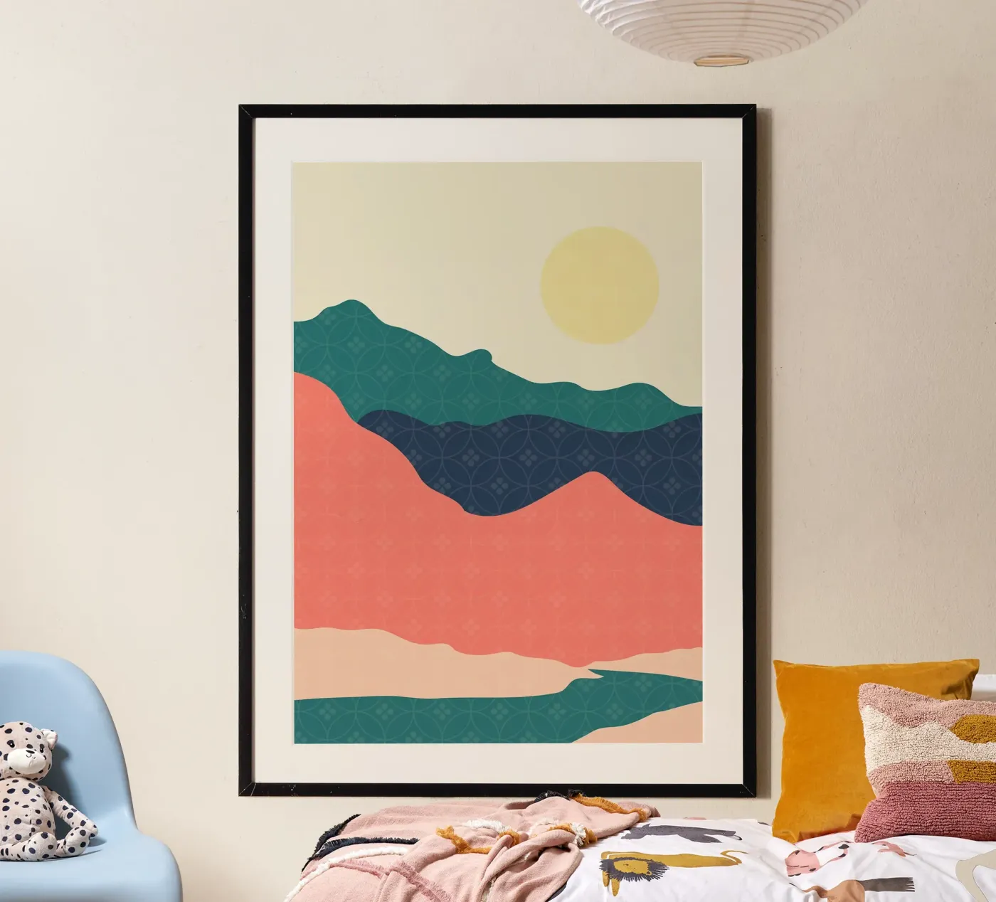 Valle Rosa poster da MountainMinimalist