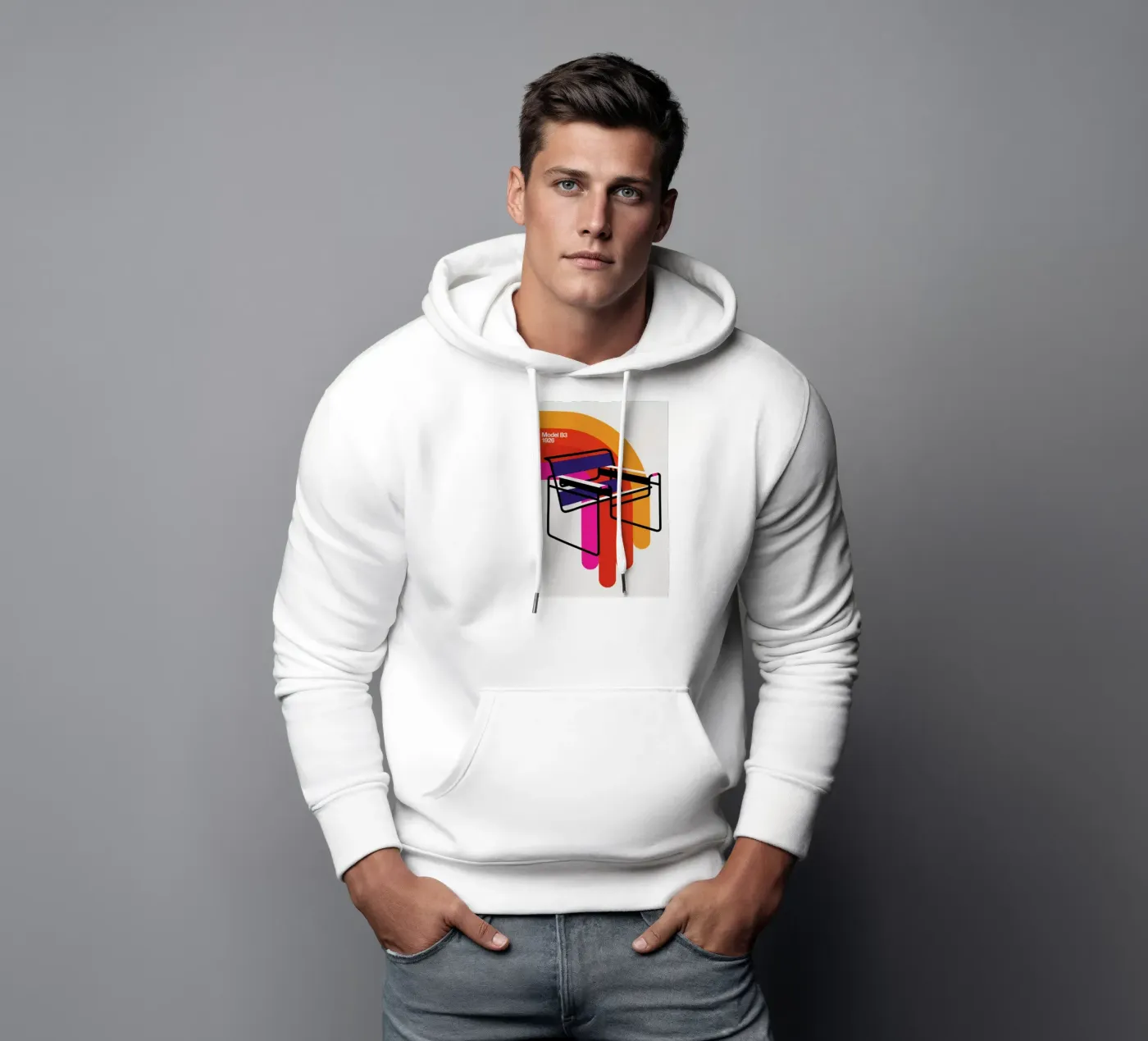 Model B3 hoodie by Bo Lundberg