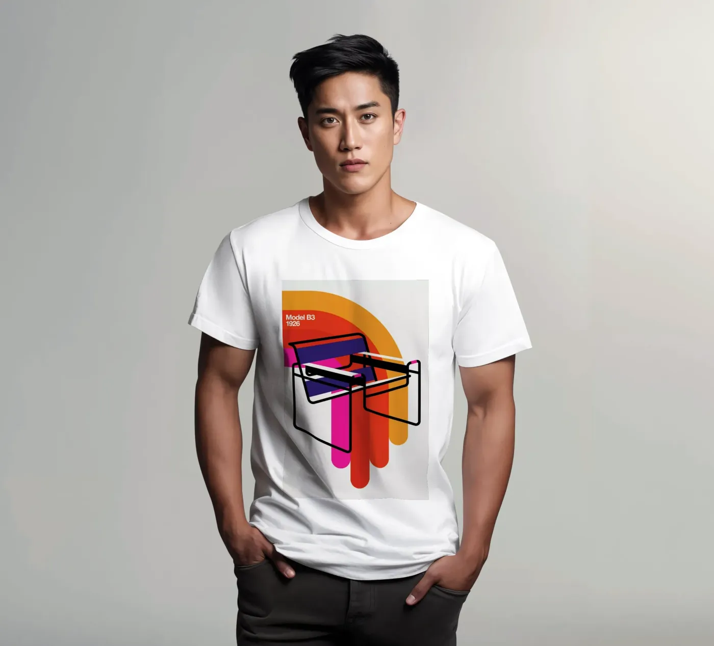Model B3 t-shirt da Bo Lundberg
