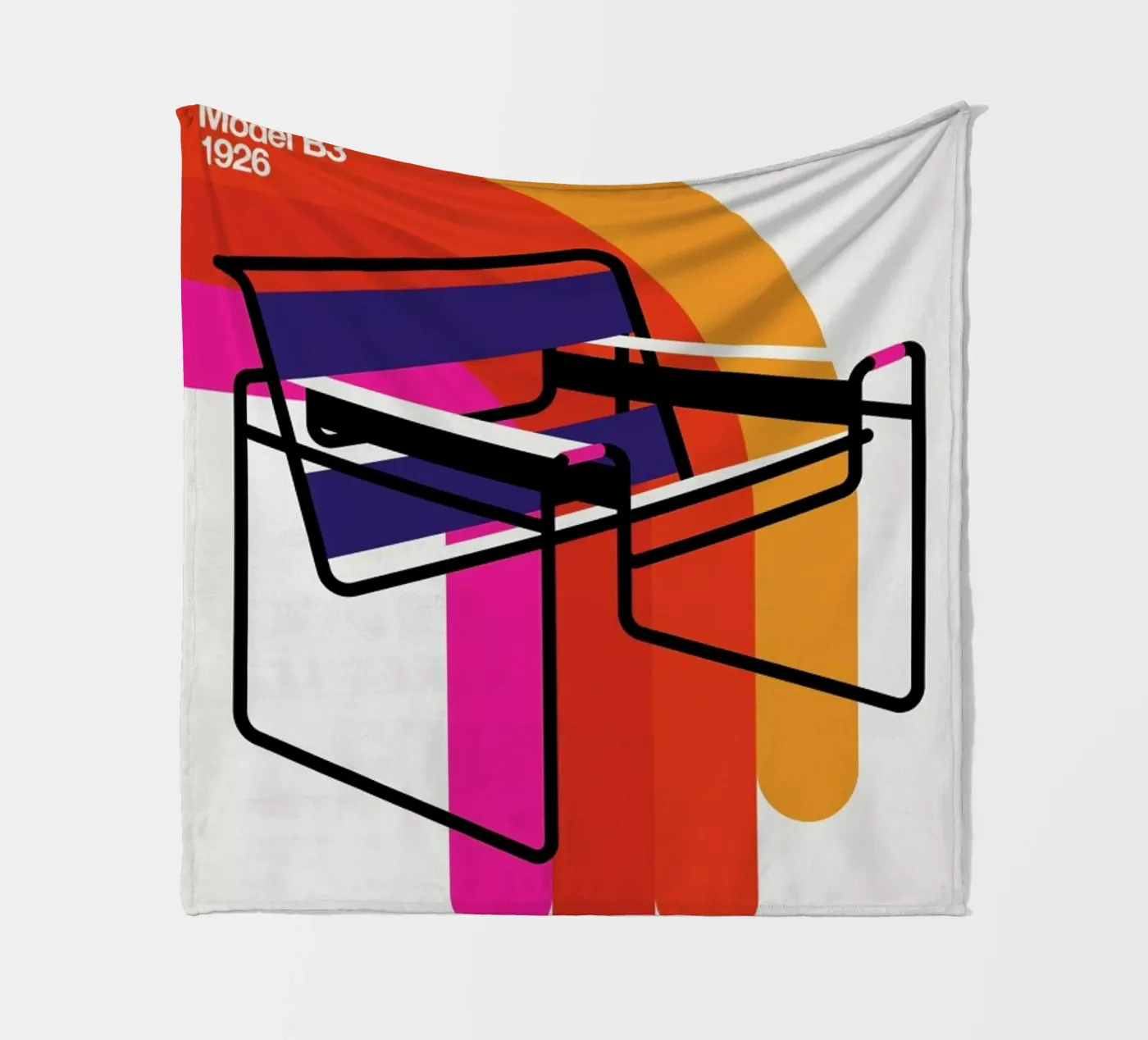 Modell B3 Fleecedecke von Bo Lundberg