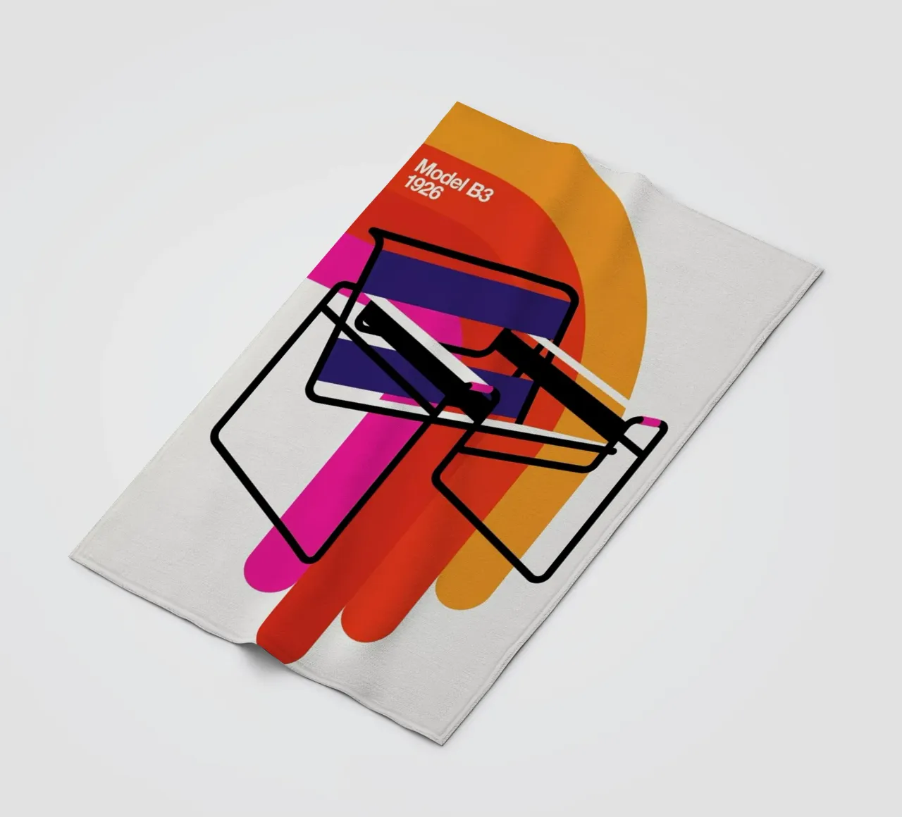 Model B3 fleece blanket by Bo Lundberg