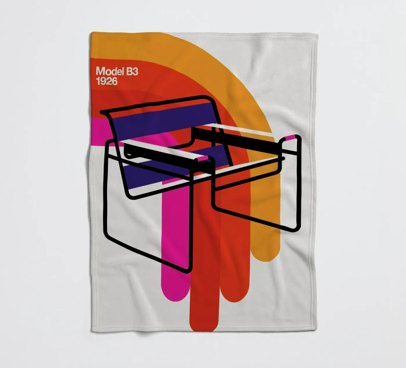 Model B3 coperta in pile da Bo Lundberg