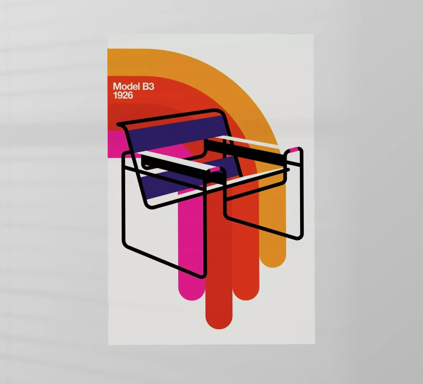 Model B3 backlit folie van Bo Lundberg