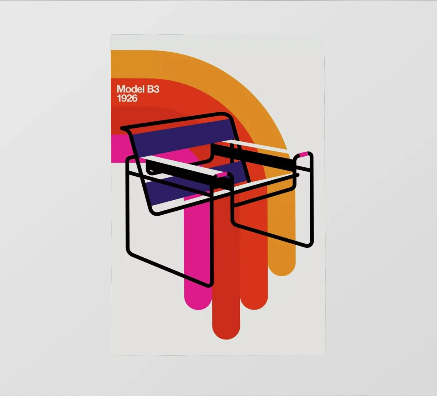 Model B3 backlit folie van Bo Lundberg