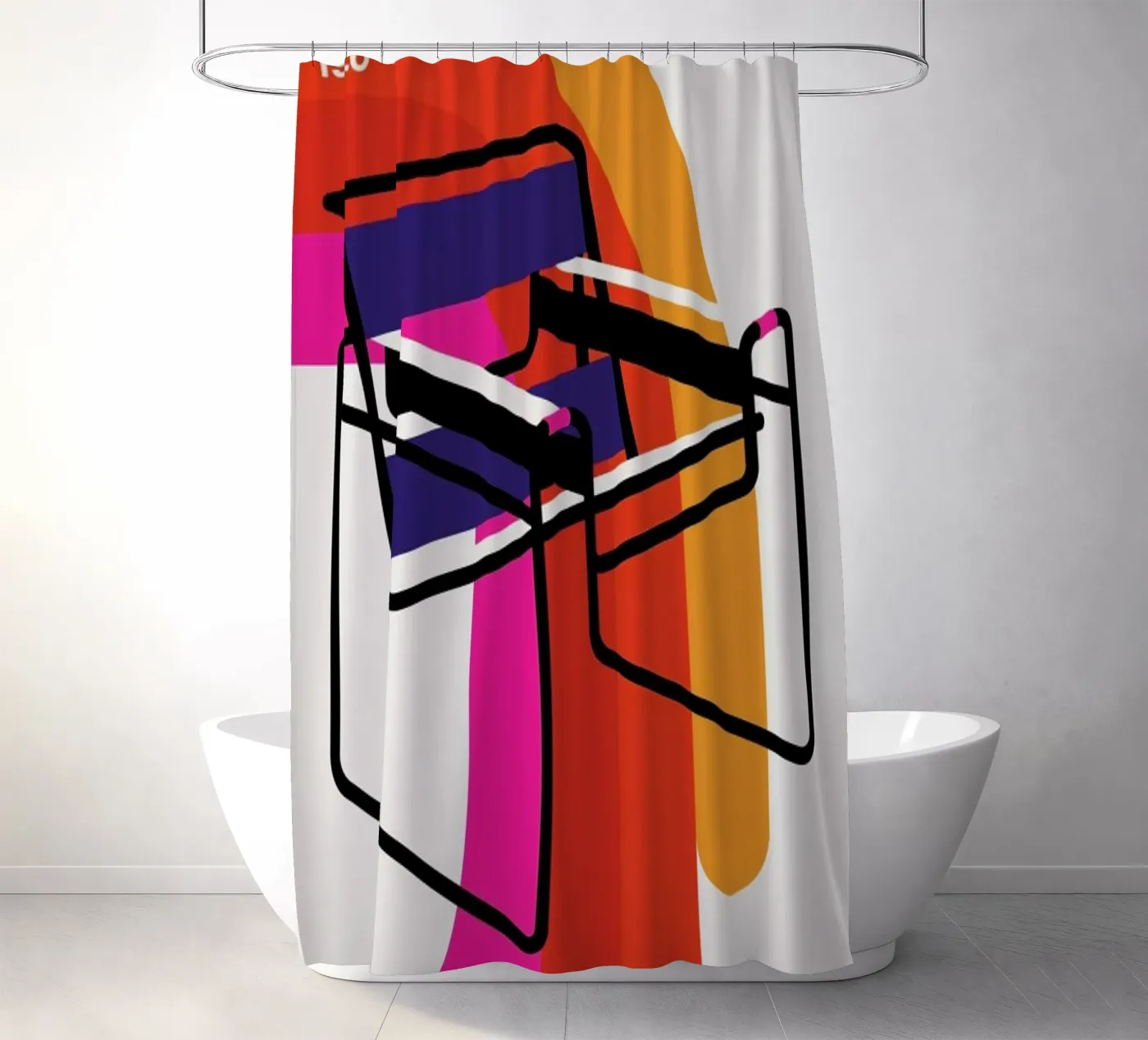 Model B3 Duschvorhang von Bo Lundberg