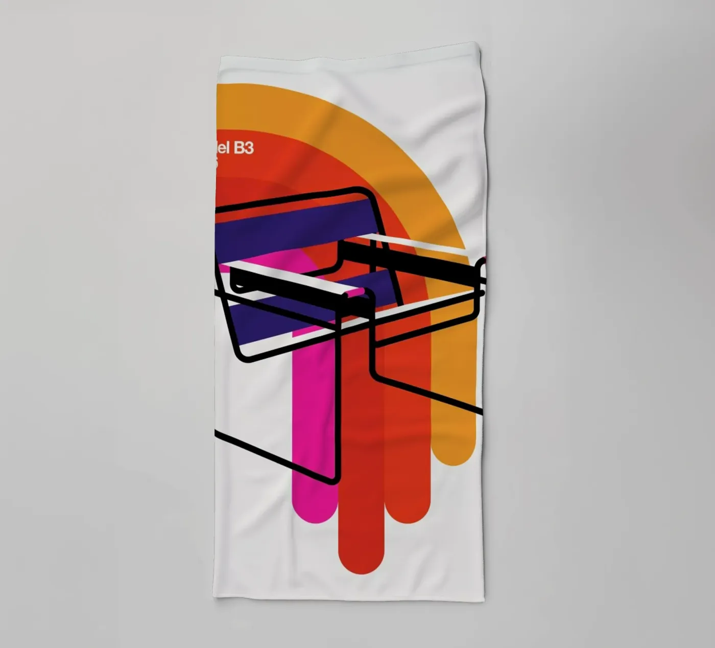 Model B3 badhanddoek van Bo Lundberg