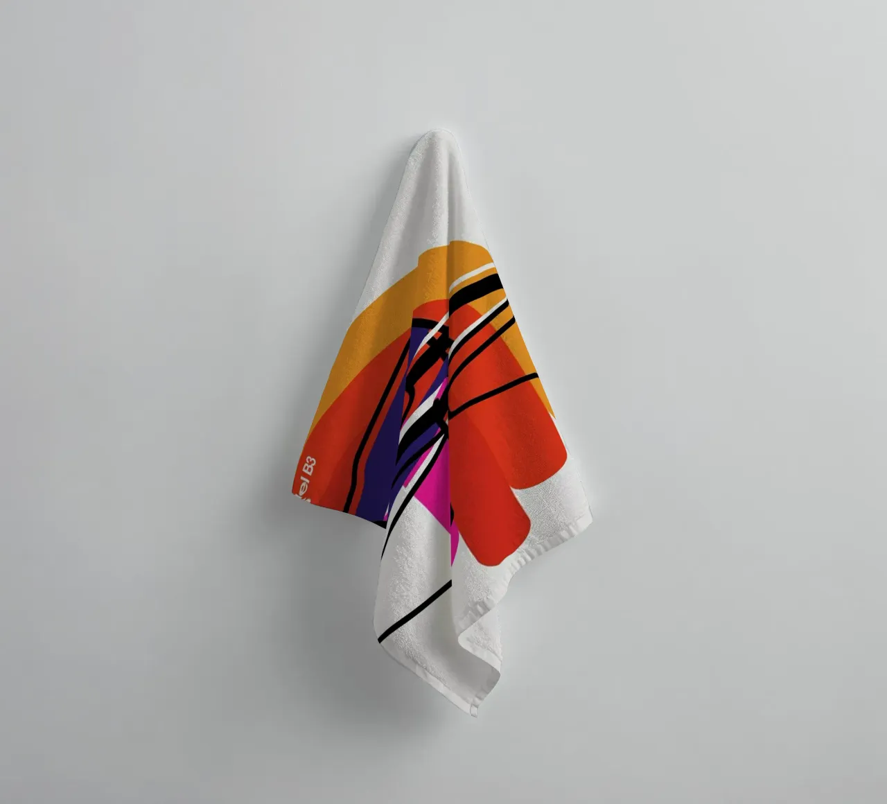 Model B3 badhanddoek van Bo Lundberg