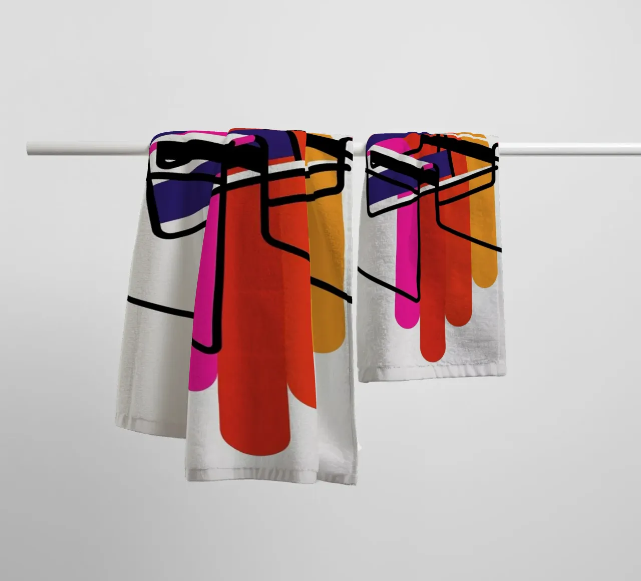 Model B3 badhanddoek van Bo Lundberg