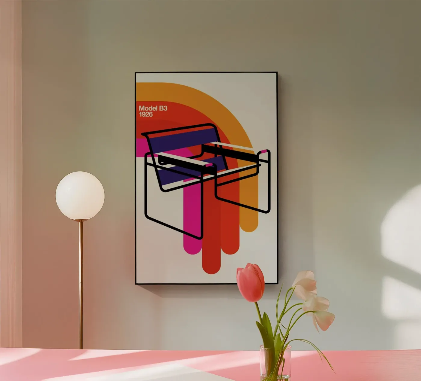 Modell B3 Acryl-Glas von Bo Lundberg