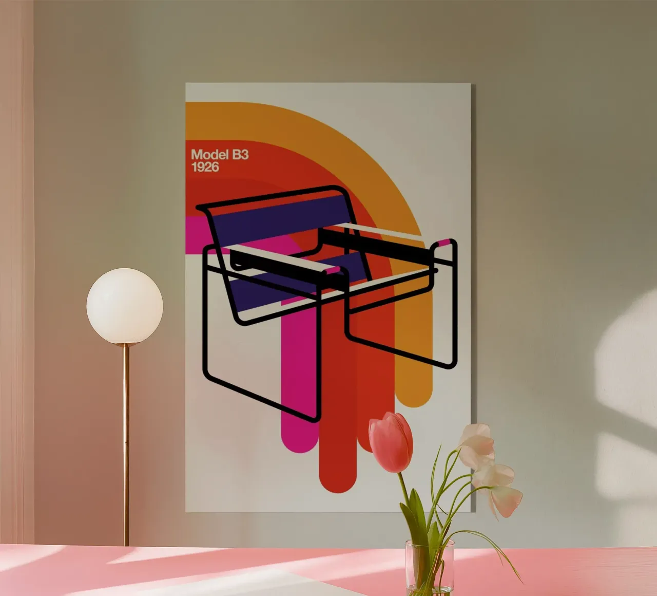 Modell B3 Acryl-Glas von Bo Lundberg