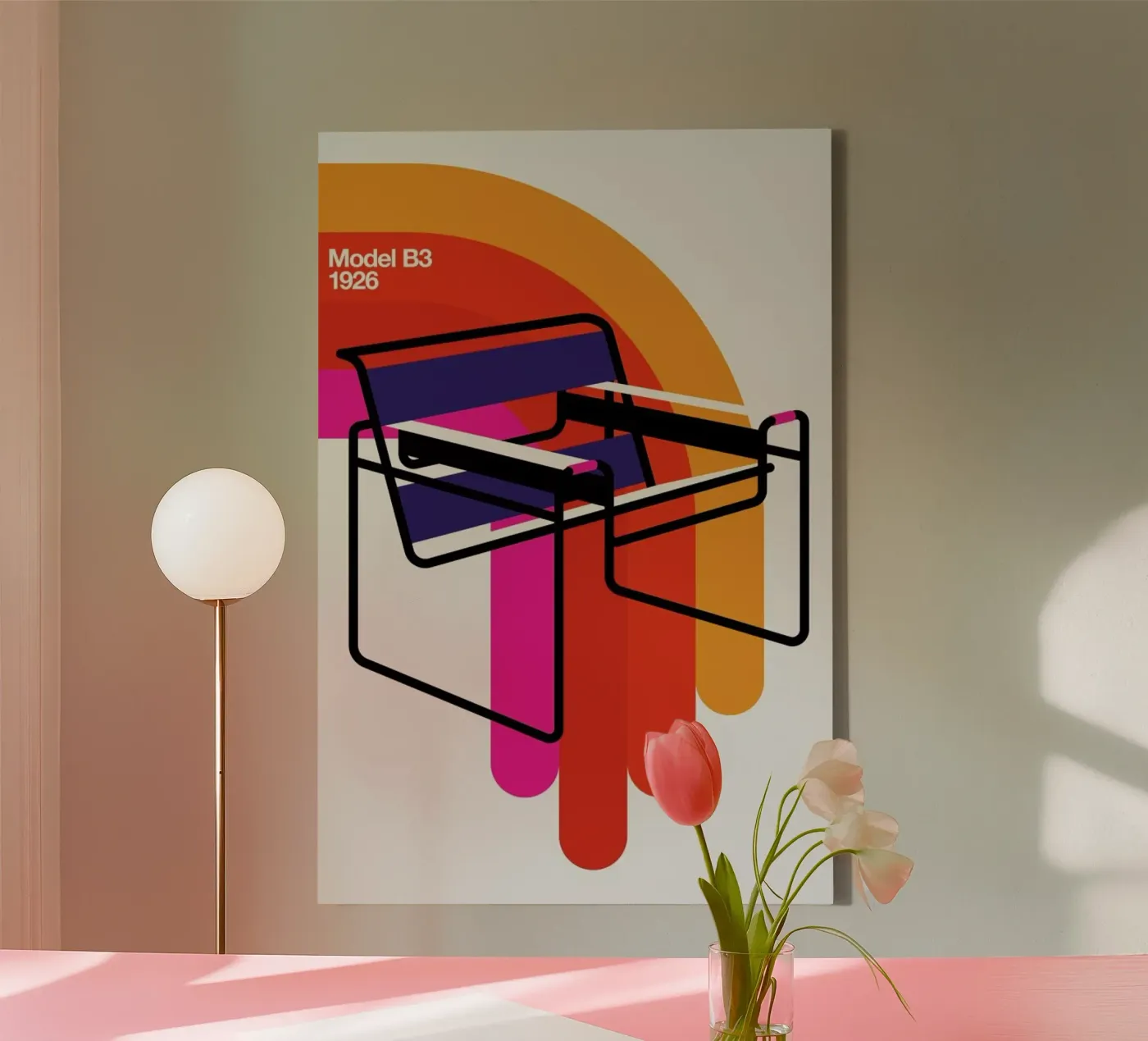 Model B3 canvas van Bo Lundberg