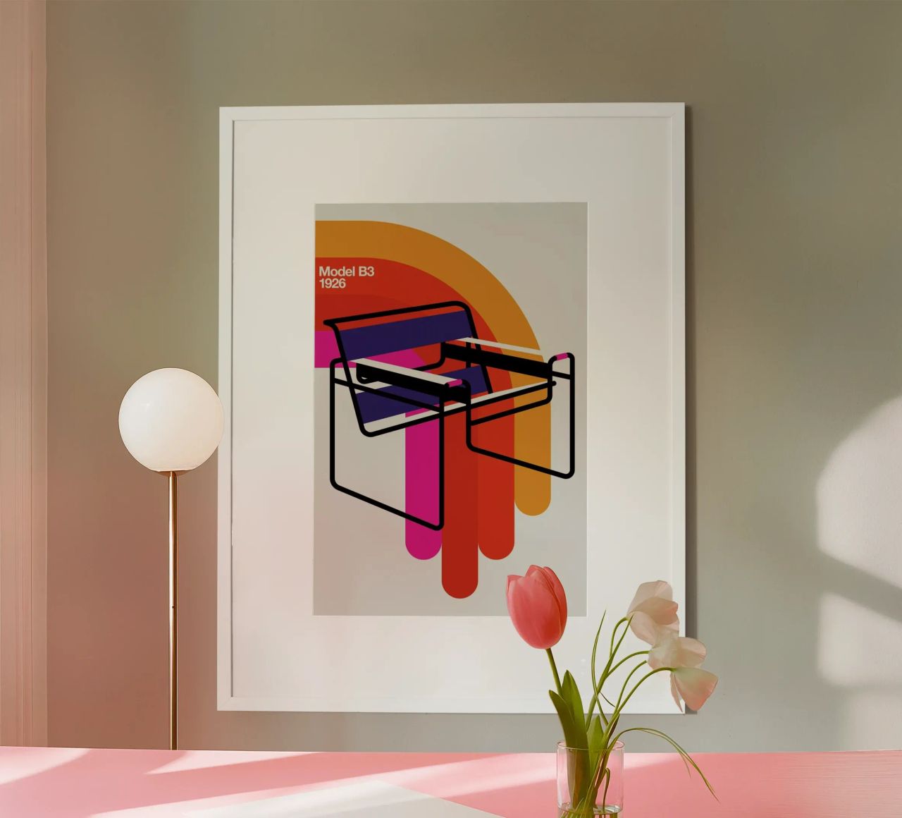 Model B3 poster by Bo Lundberg