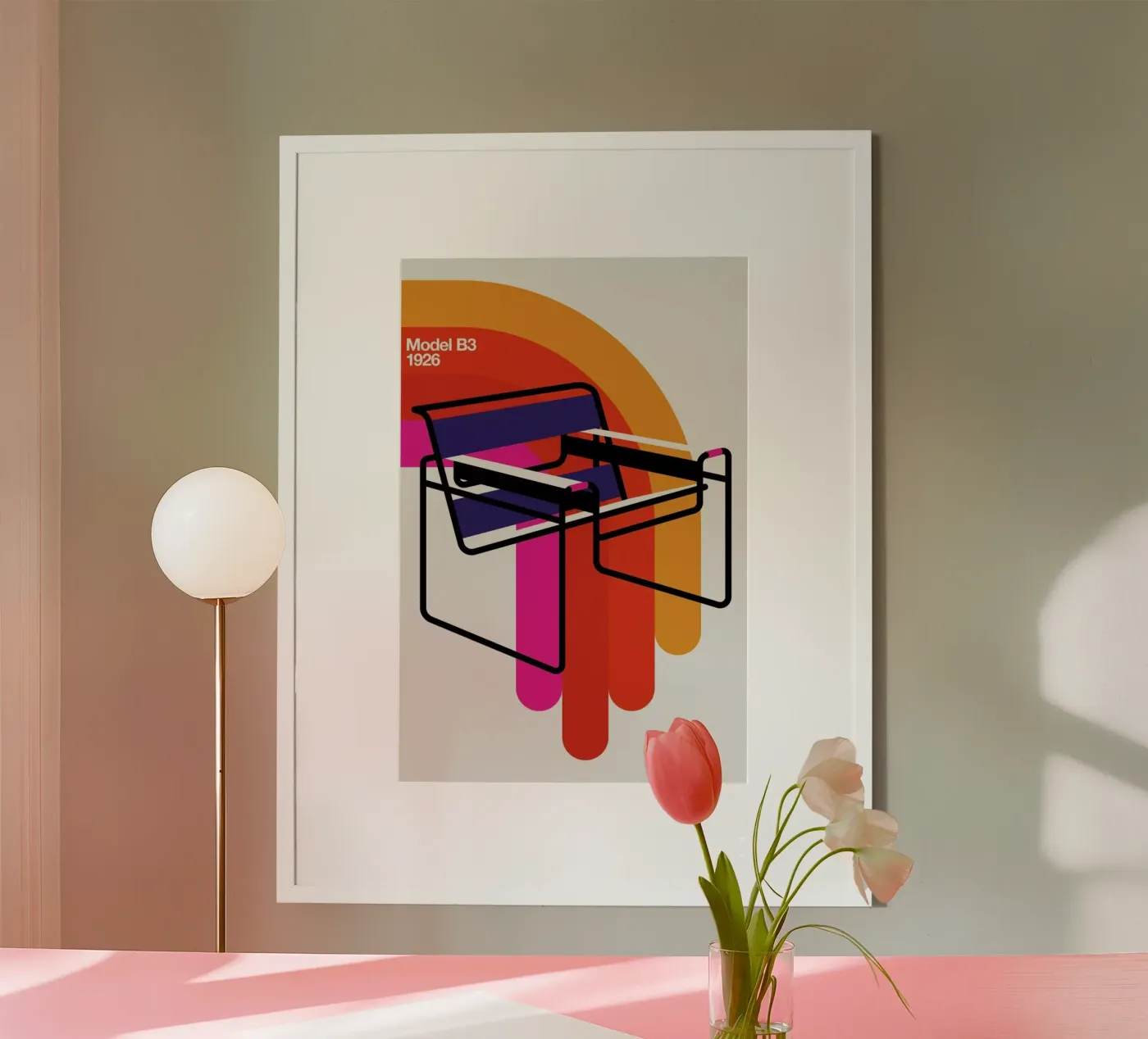 Modell B3 Poster von Bo Lundberg