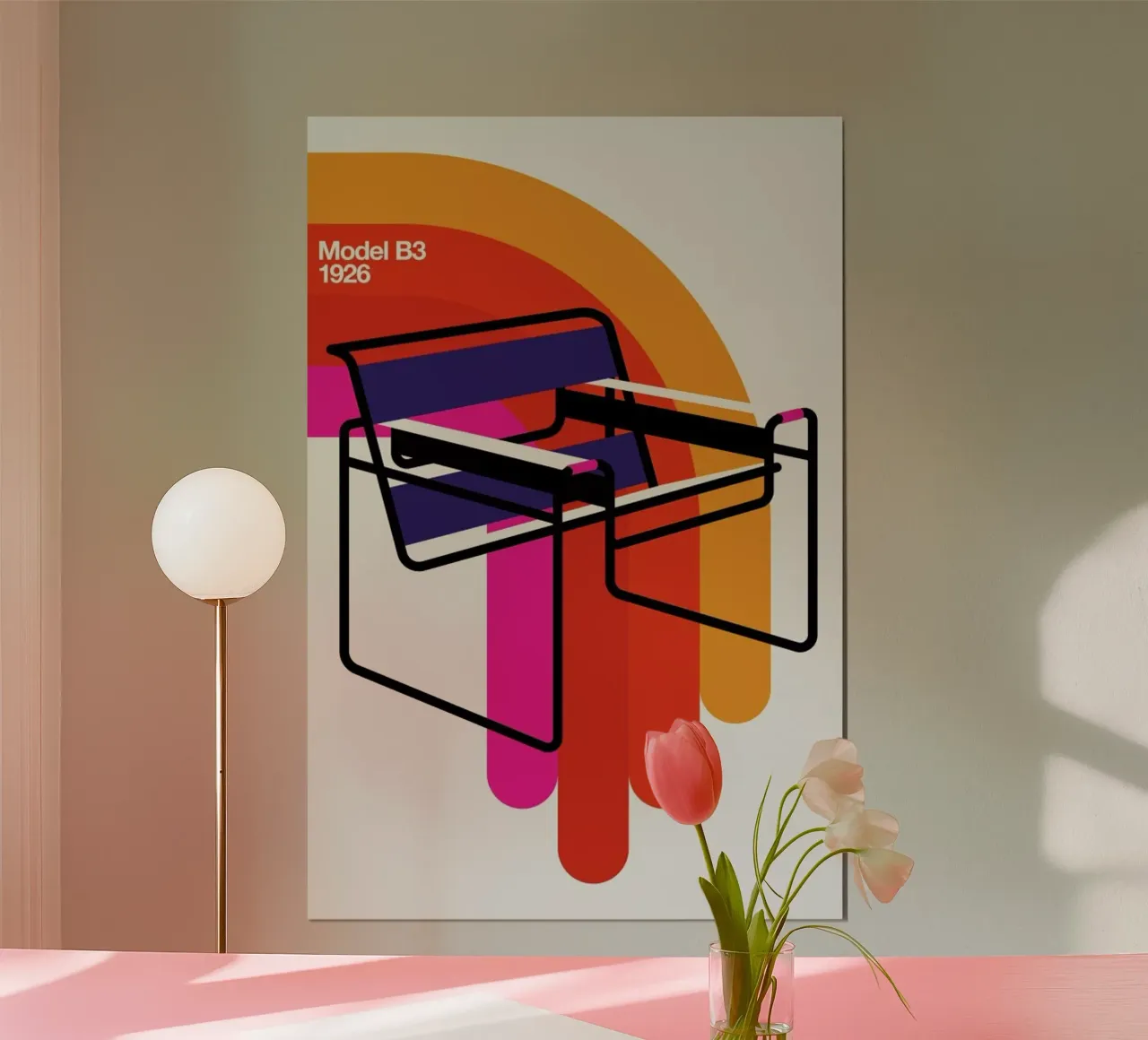 Model B3 poster da Bo Lundberg