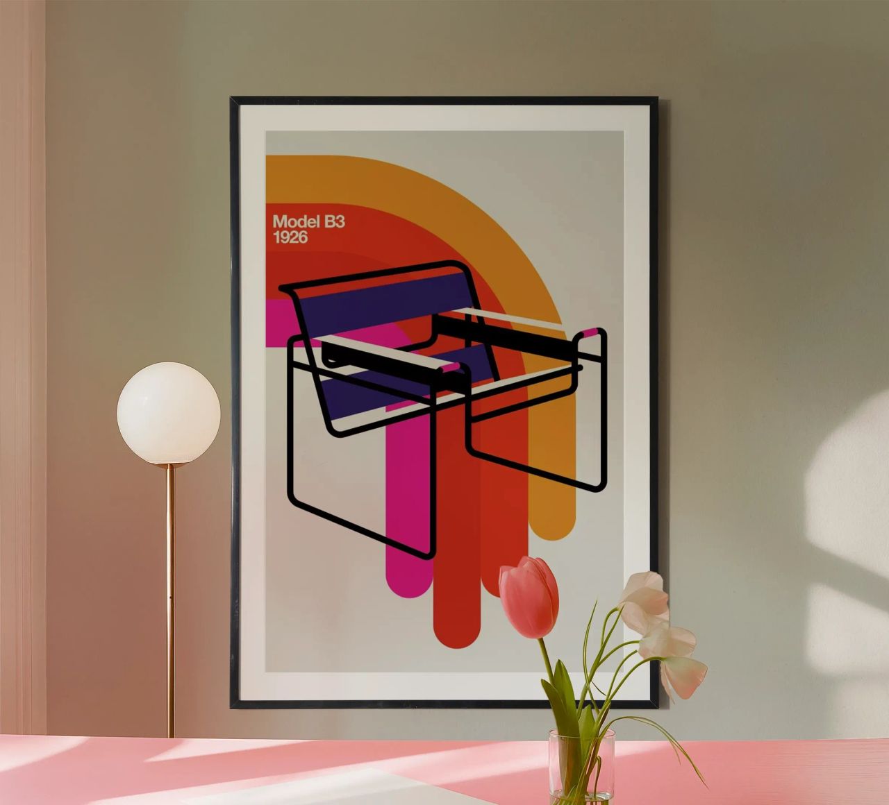 Model B3 poster by Bo Lundberg