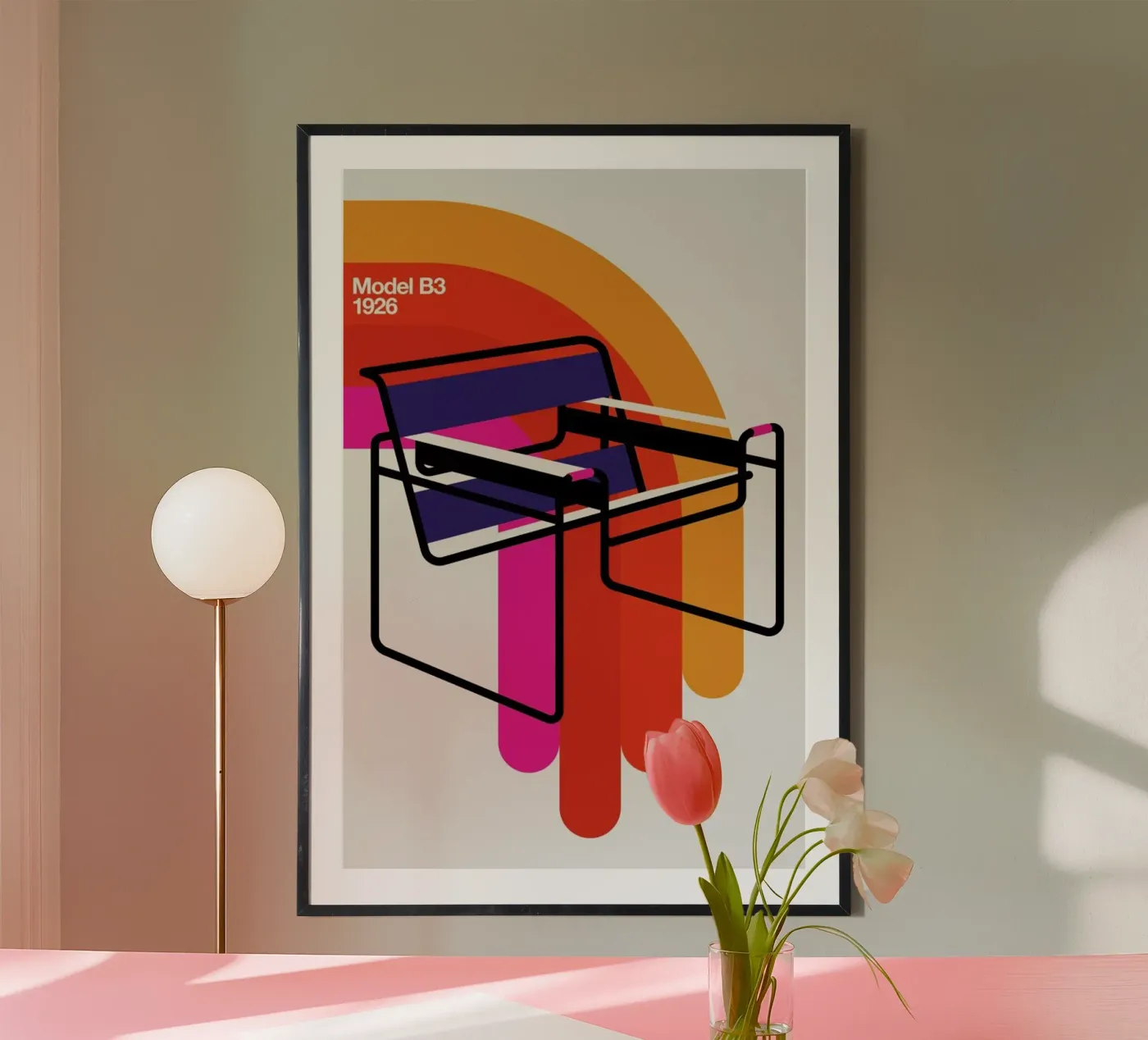 Modell B3 Poster von Bo Lundberg