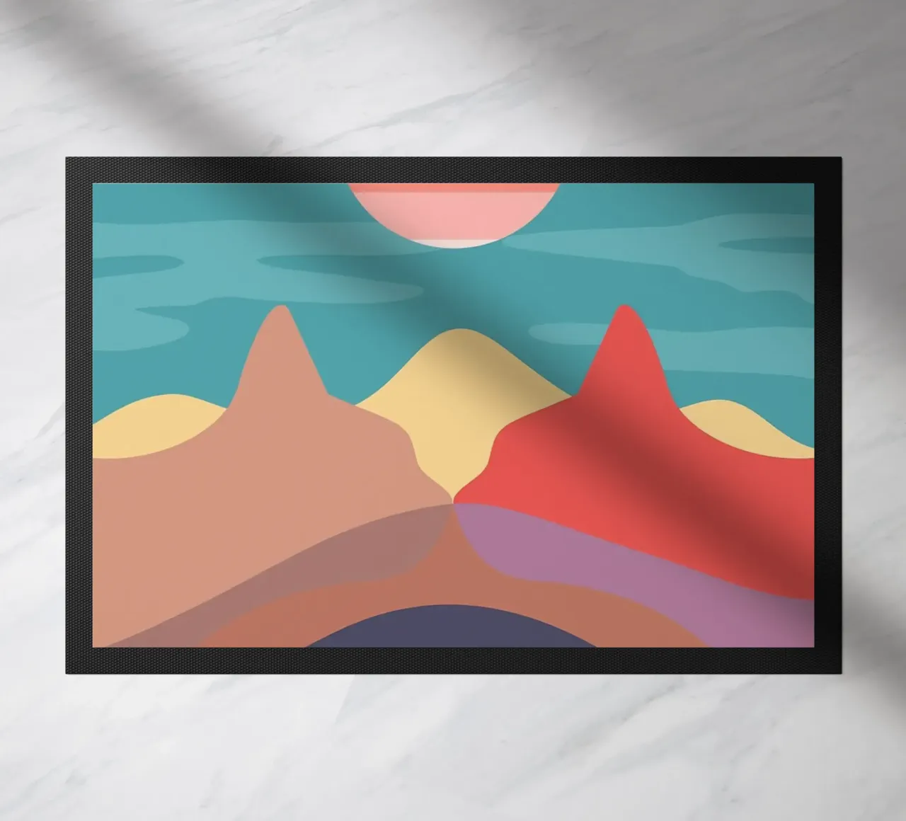Paesaggio minimo del gatto zerbino da MountainMinimalist
