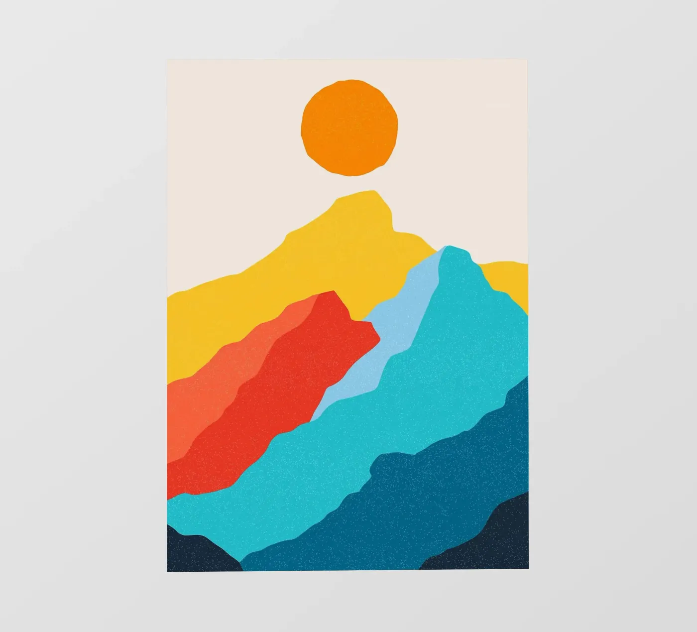 Il picco pellicola backlit da MountainMinimalist