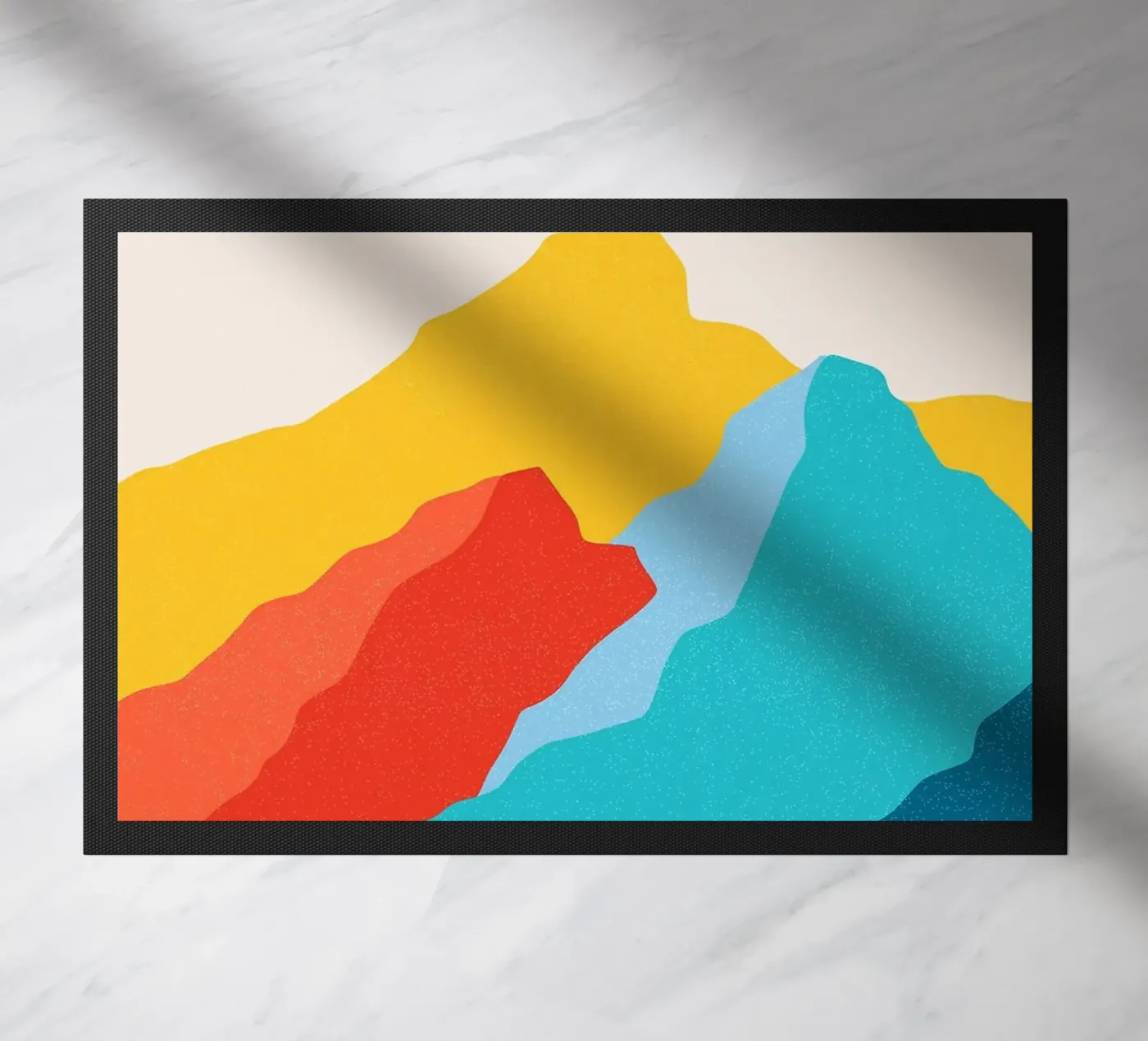 The Peak doormat by MountainMinimalist