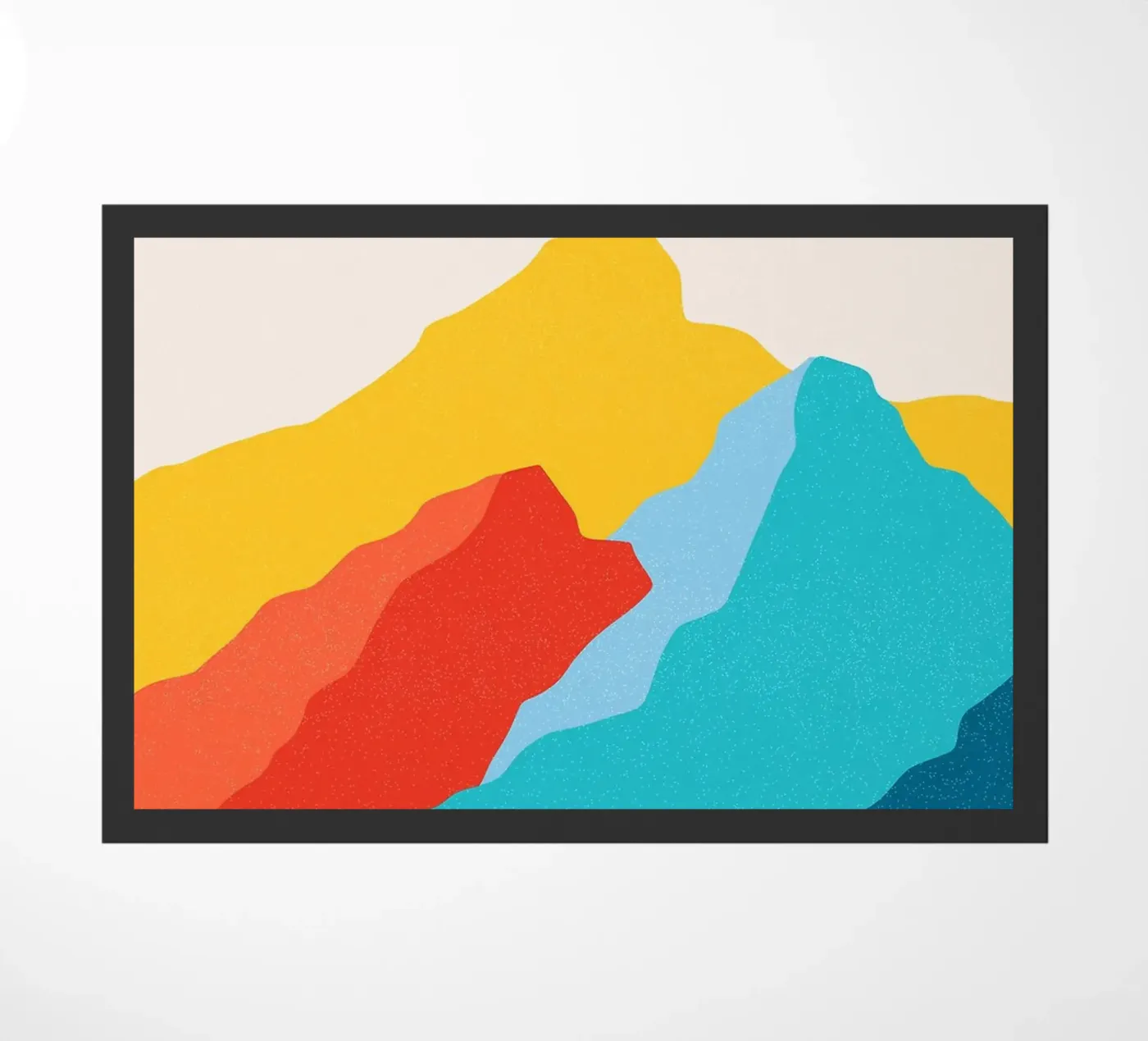 The Peak doormat by MountainMinimalist