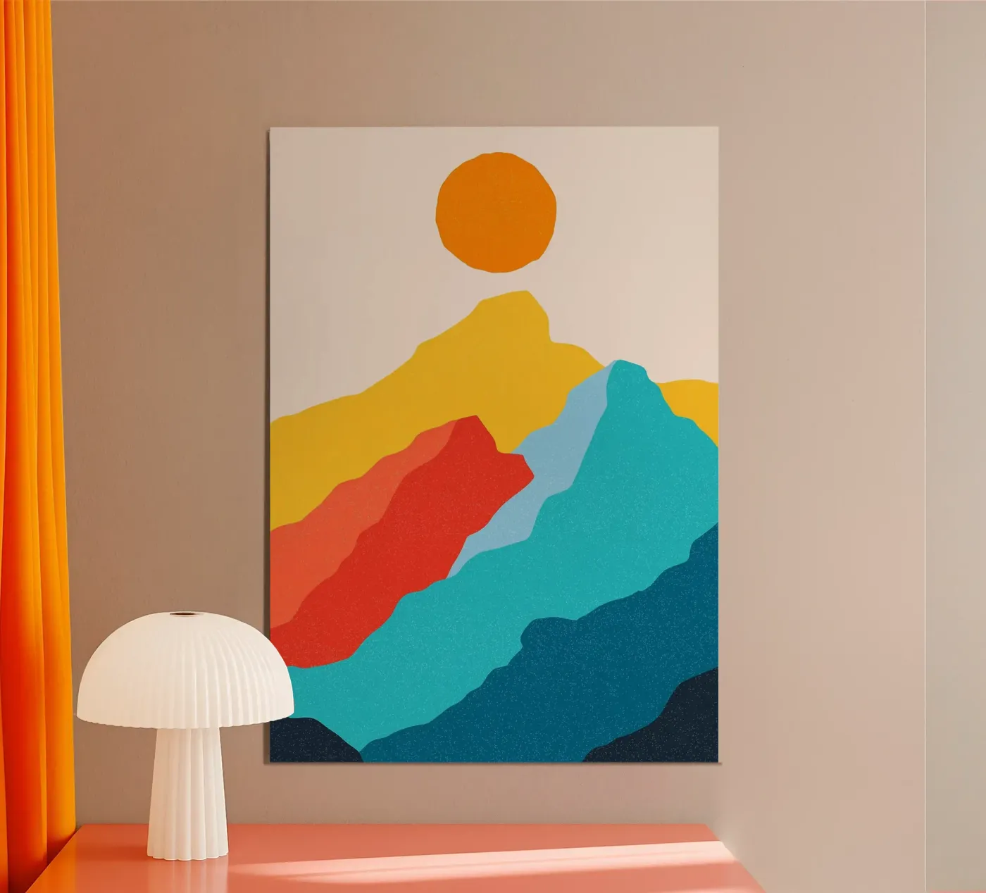 De piek poster van MountainMinimalist