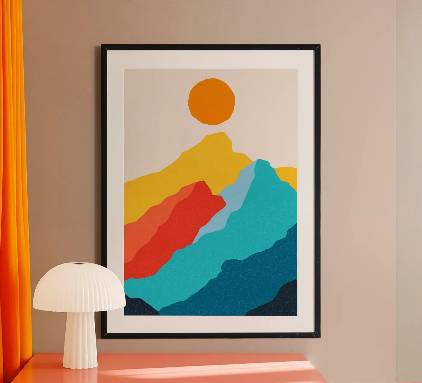 De piek poster van MountainMinimalist