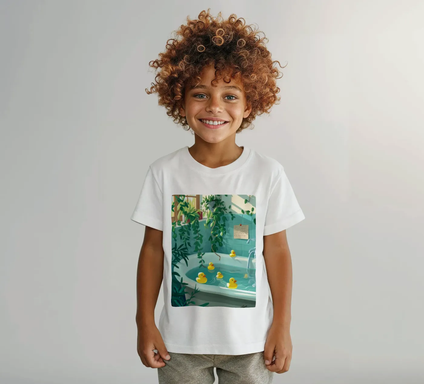 Badeend kinder t-shirt van Pale Aura