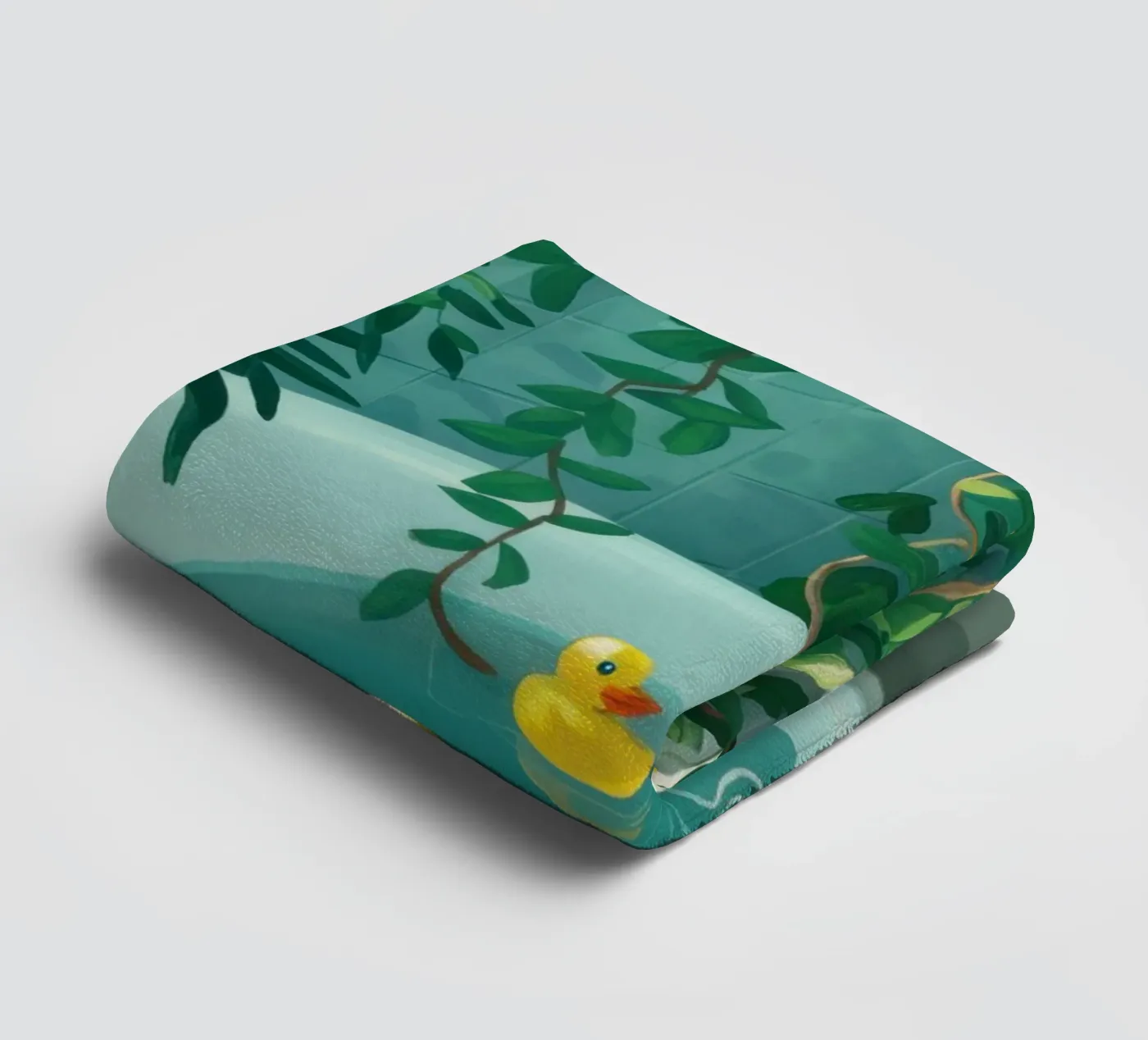 Badeend badhanddoek van Pale Aura