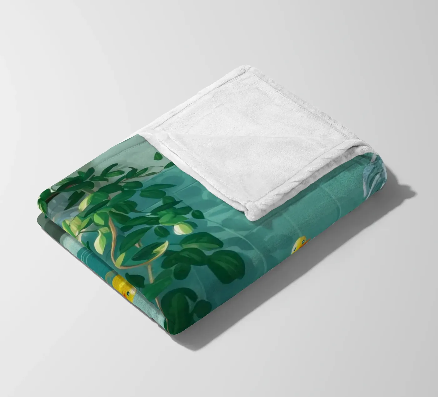 Badeend fleecedeken van Pale Aura