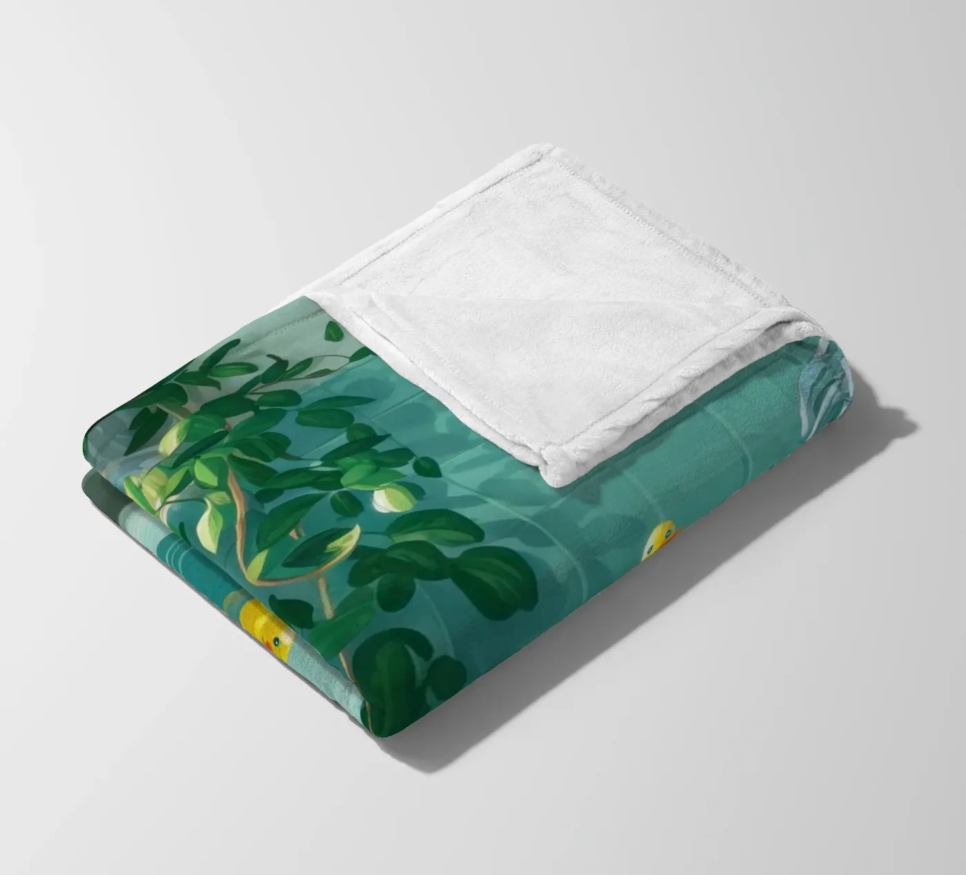 Badeend fleecedeken van Pale Aura