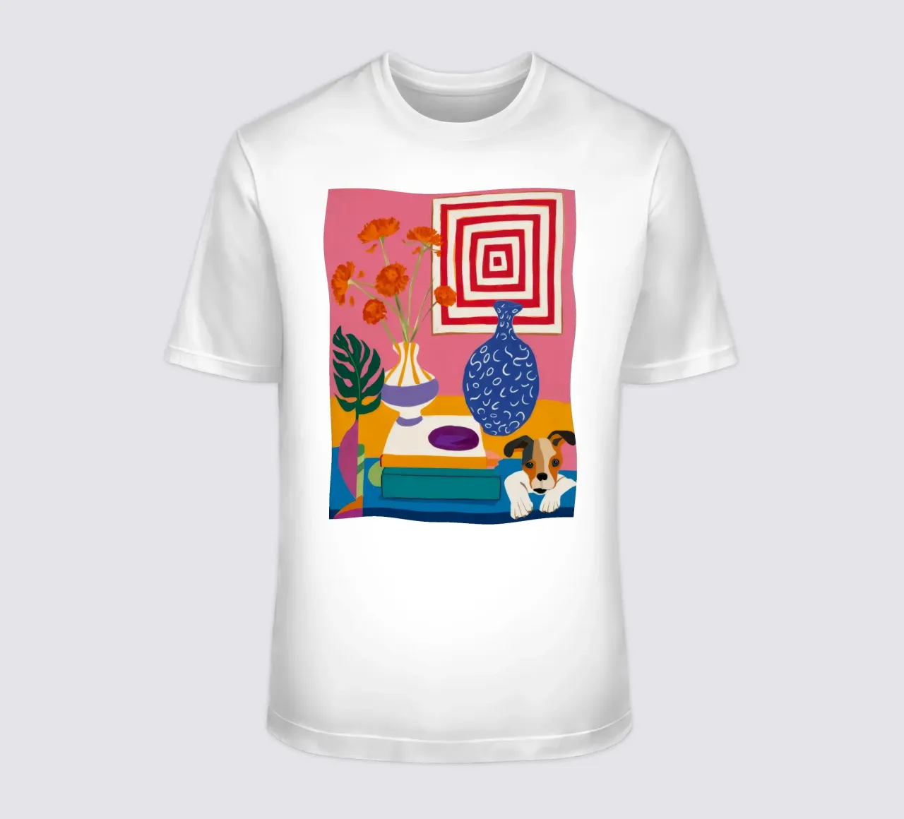 Coin lecture abstrait t-shirt de Stone Decade